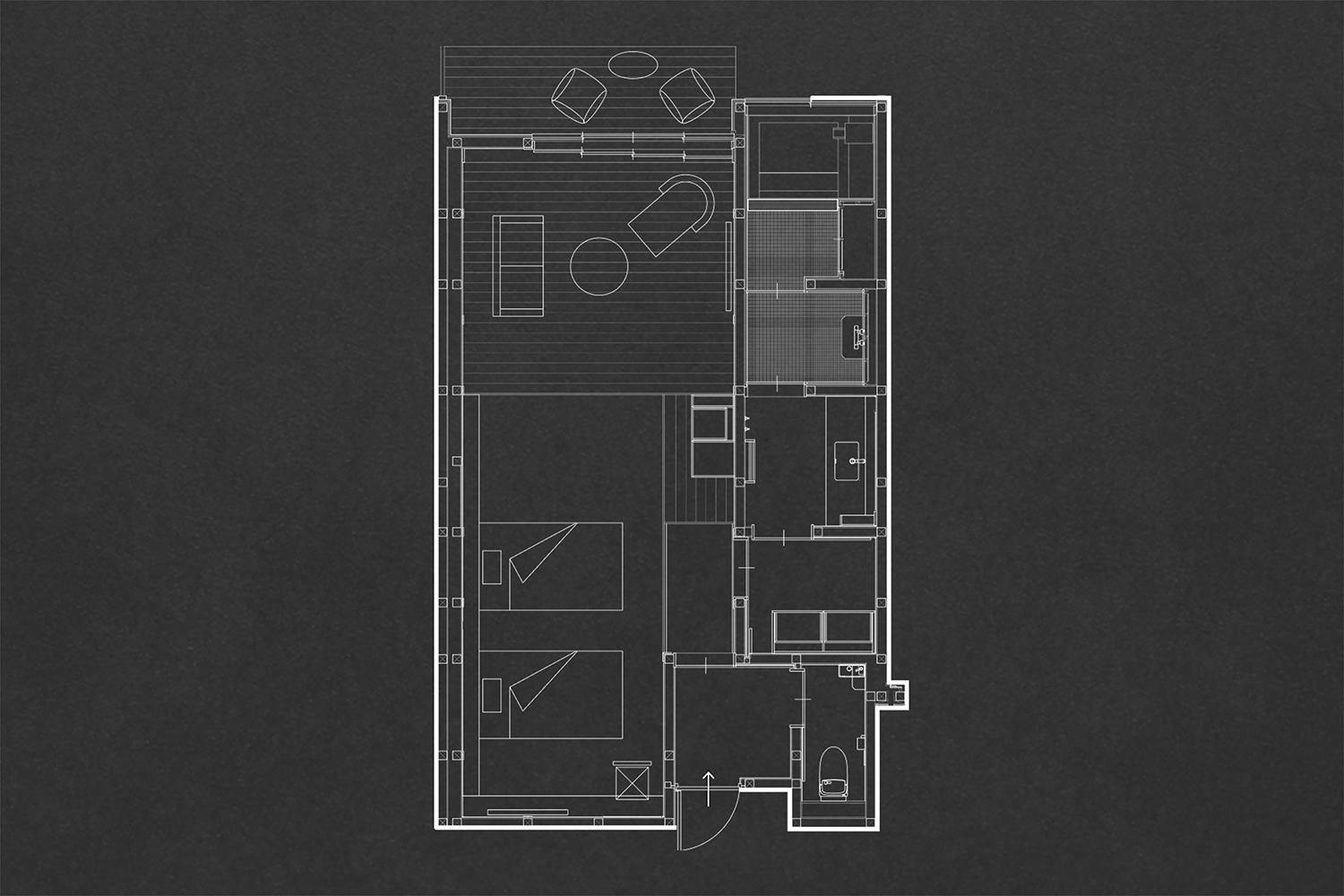 Japanese Style Twin Room with terrace -KAEDE/TSUTSUJI- Non-Smoking (1st Floor) - Photo 2