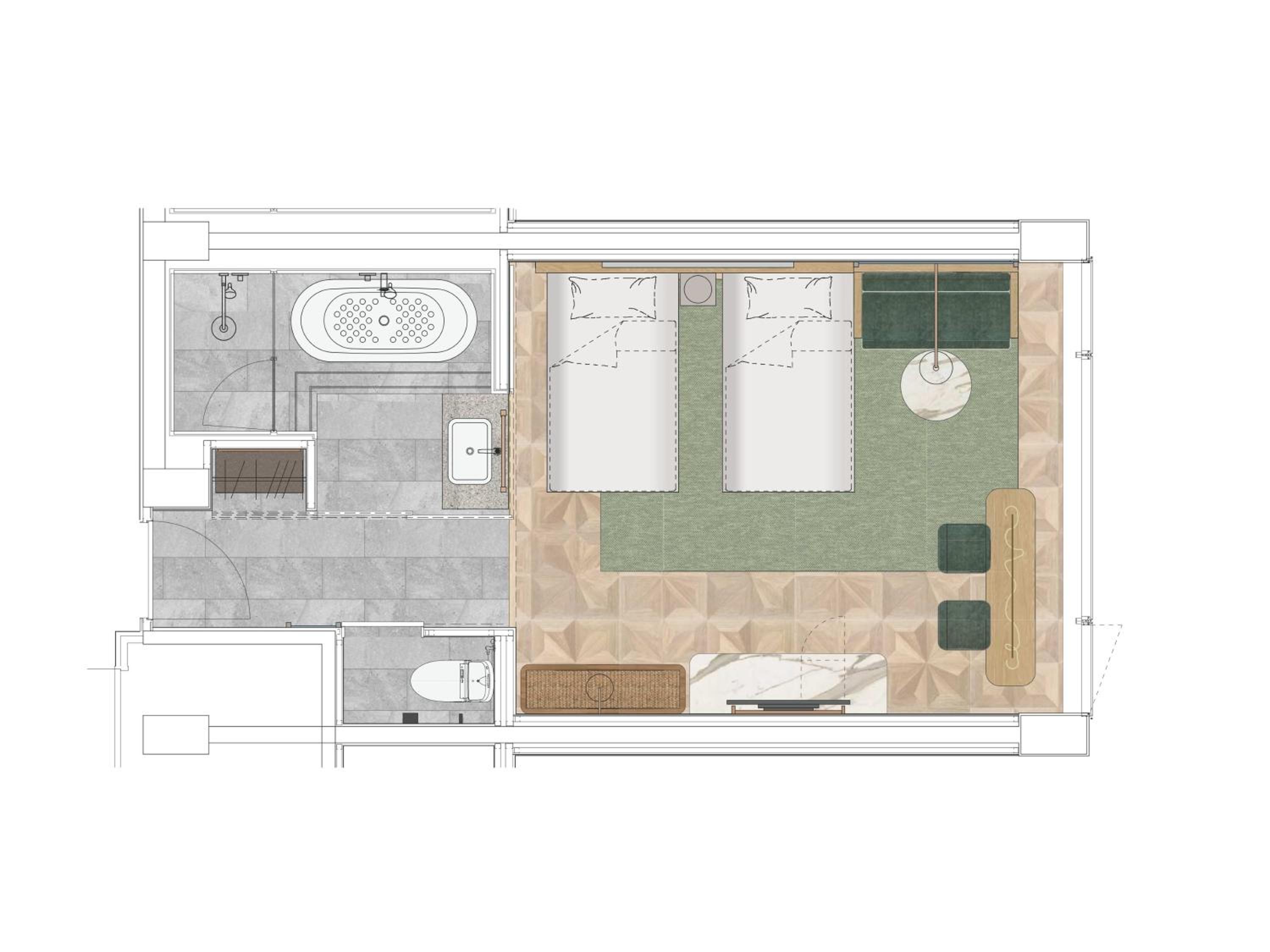 Premium Twin Room B photo 2