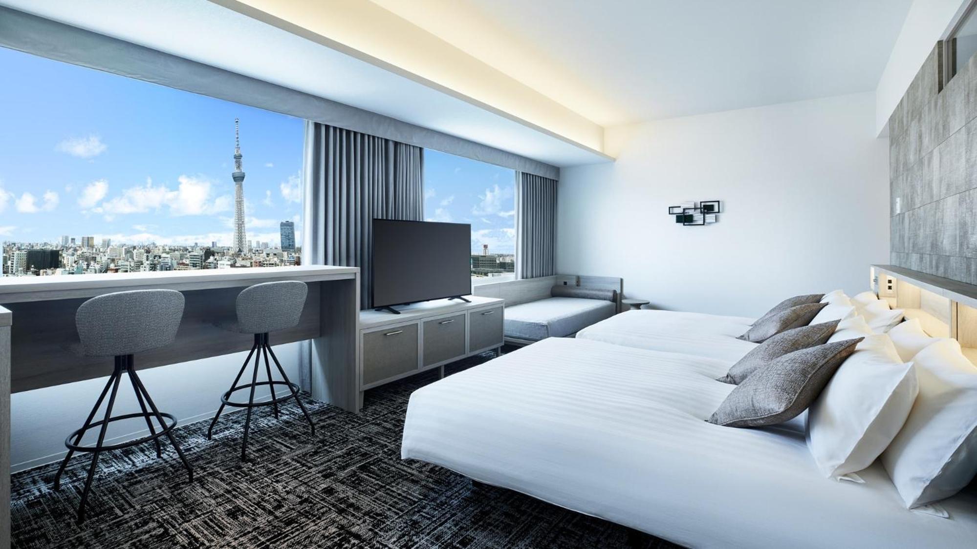 Standard Deluxe Tower view Twin Room - Non-Smoking photo 2
