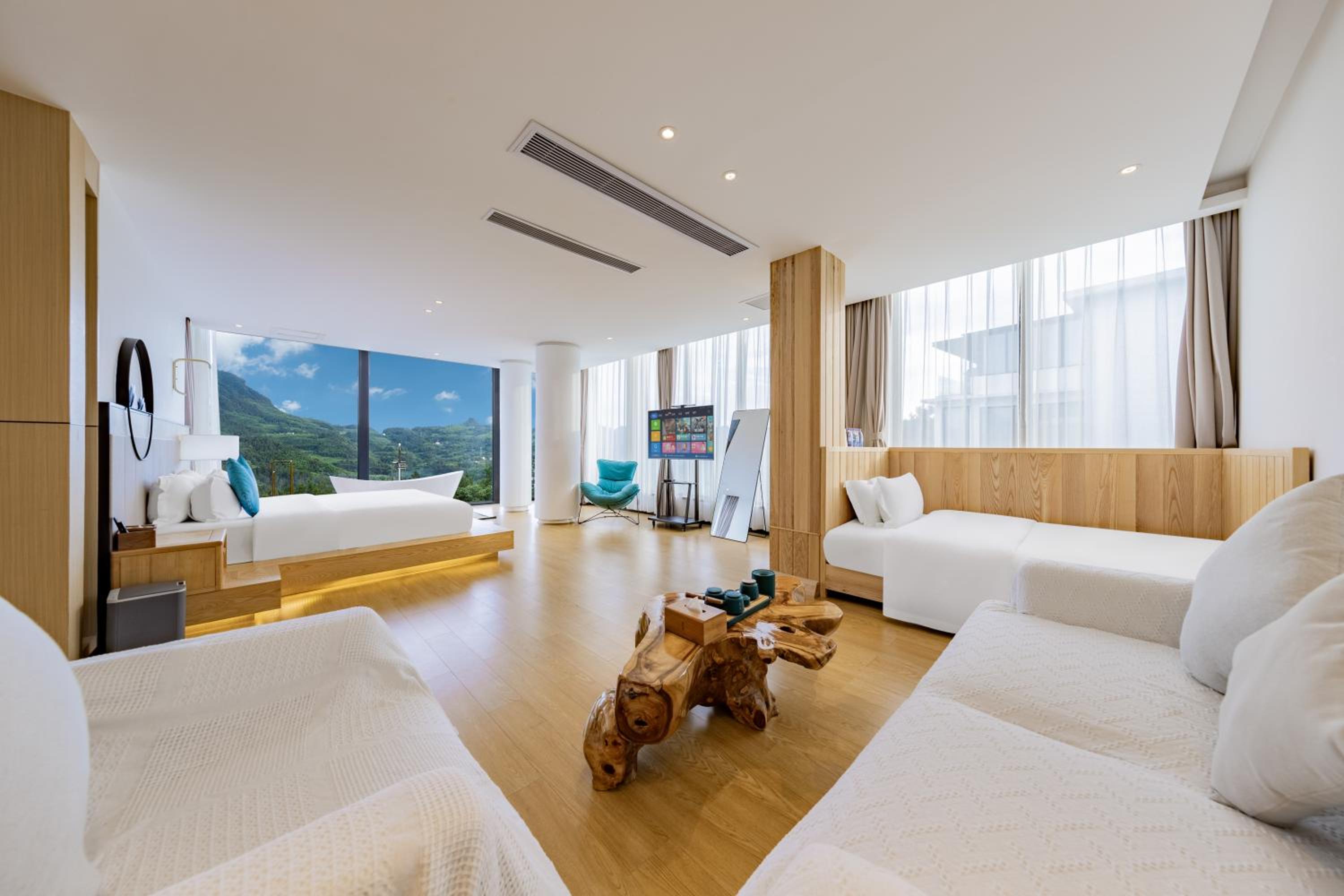 Family Room With Bathroom