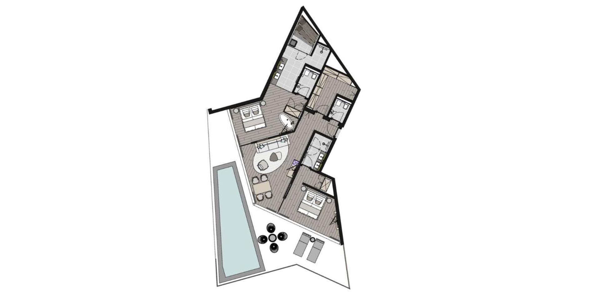 Suite with Private Pool - Annex