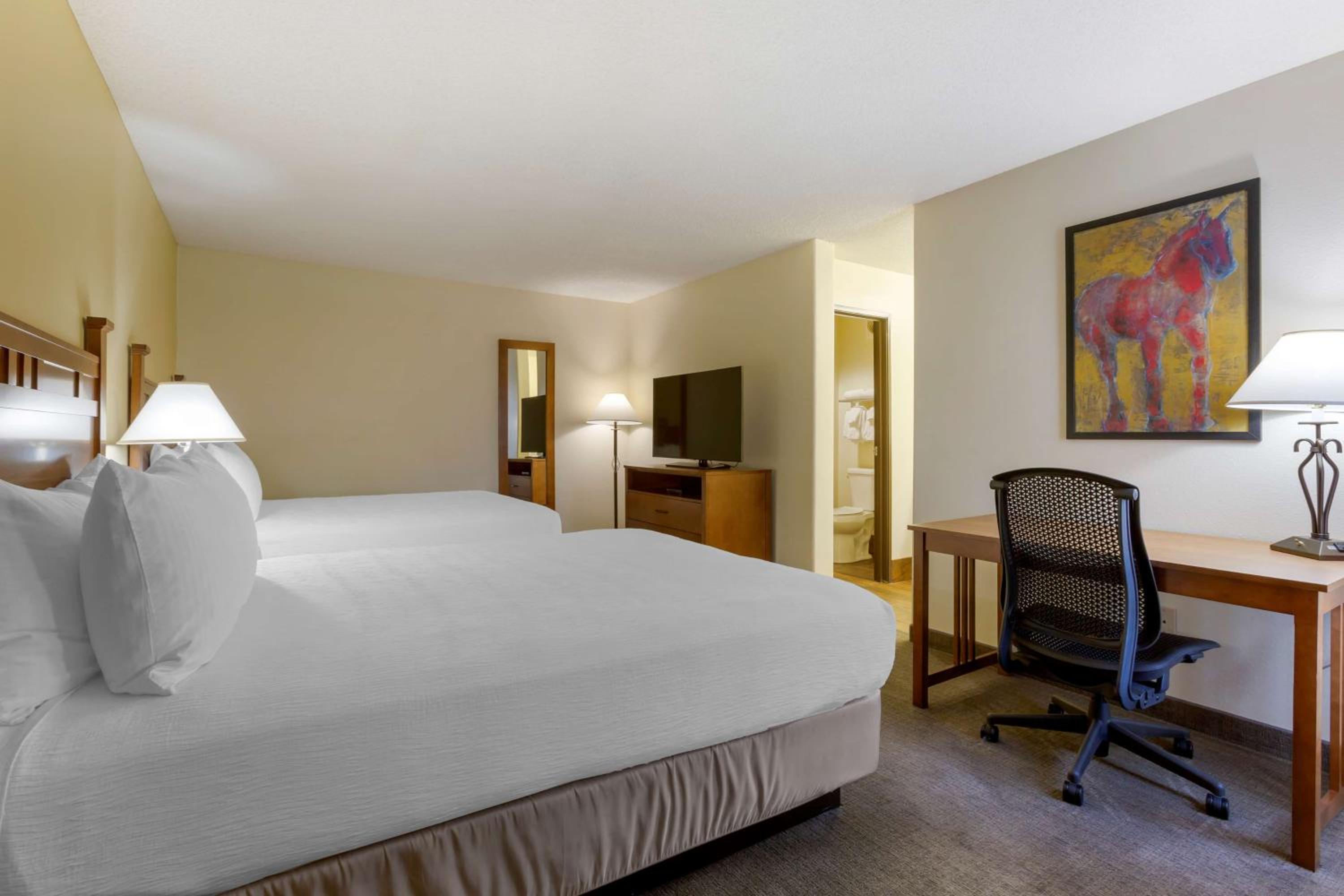 Queen Suite with Two Queen Beds and Sofa Bed - Non-Smoking photo 3