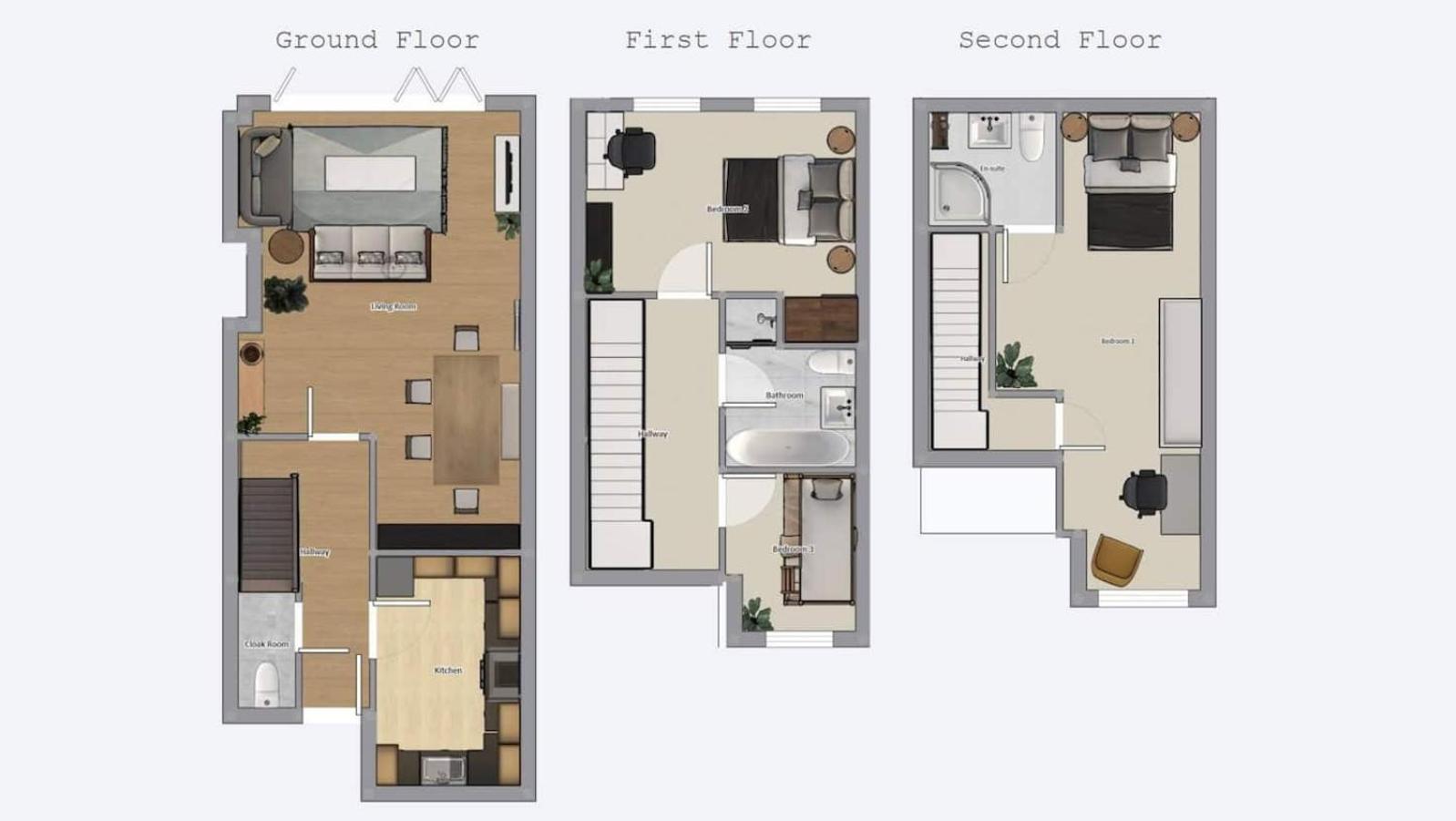Three-Bedroom House photo 3