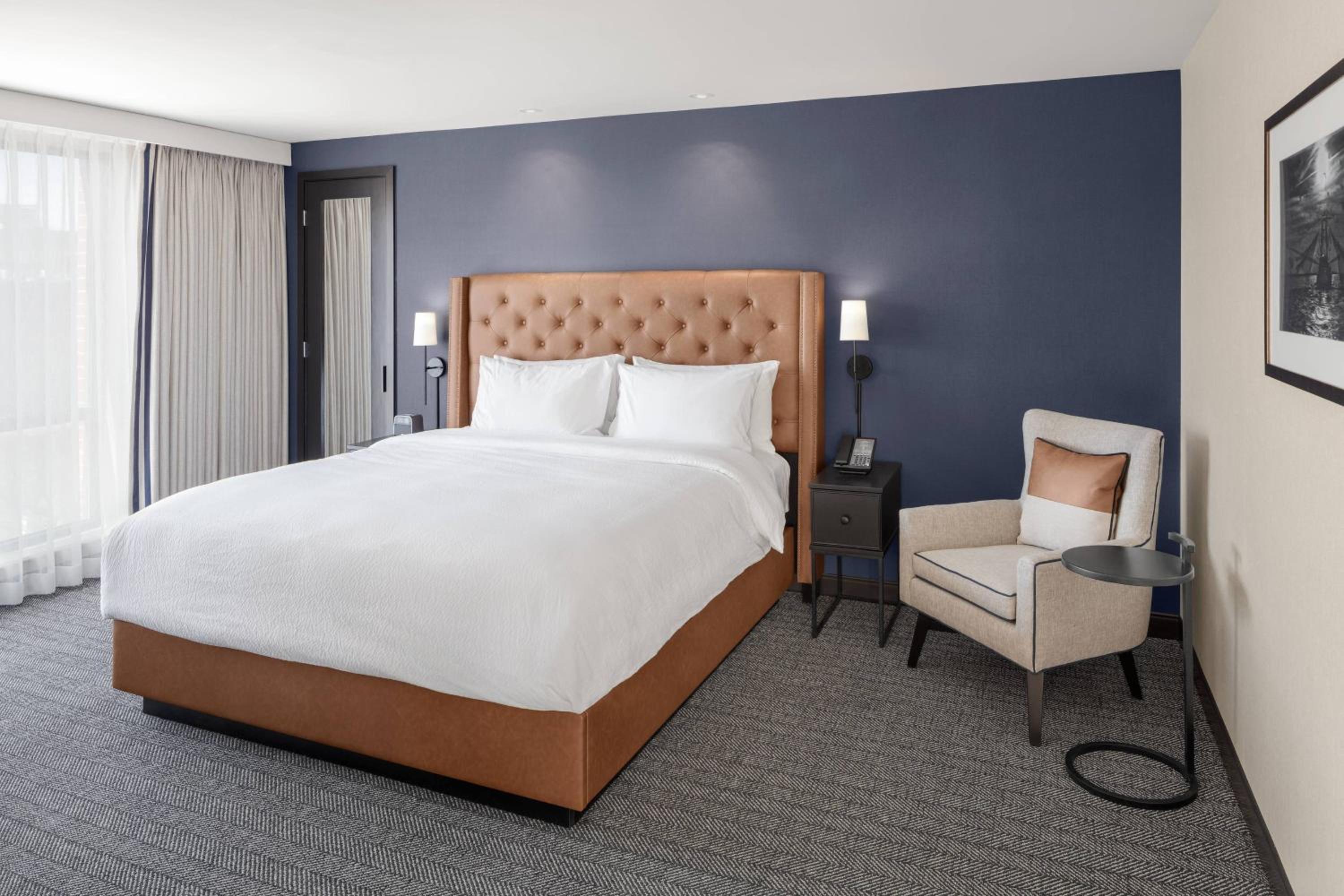 King Room with Sofa Bed and Roll-in Shower - Mobility and Hearing Accessible