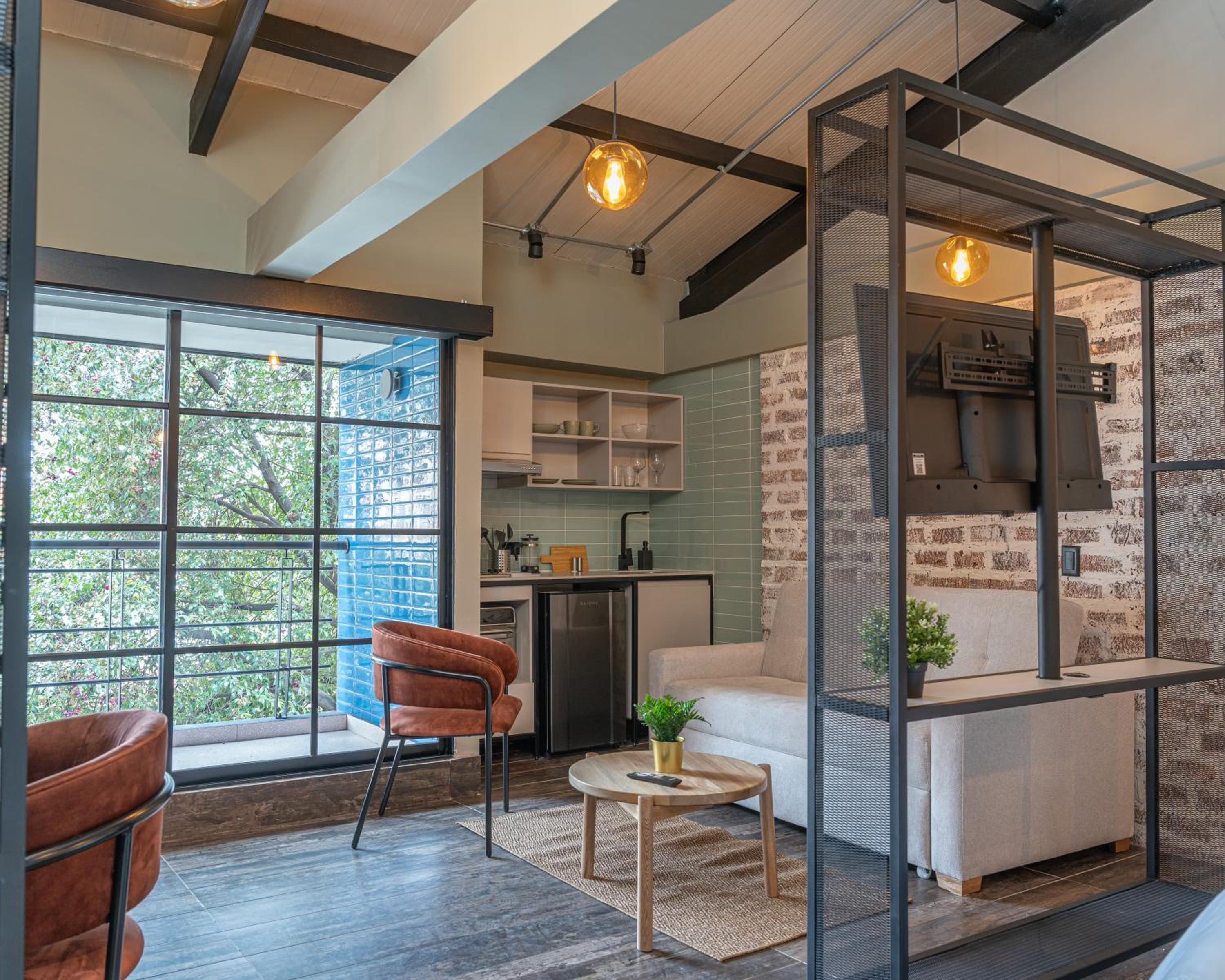 Studio with Balcony
