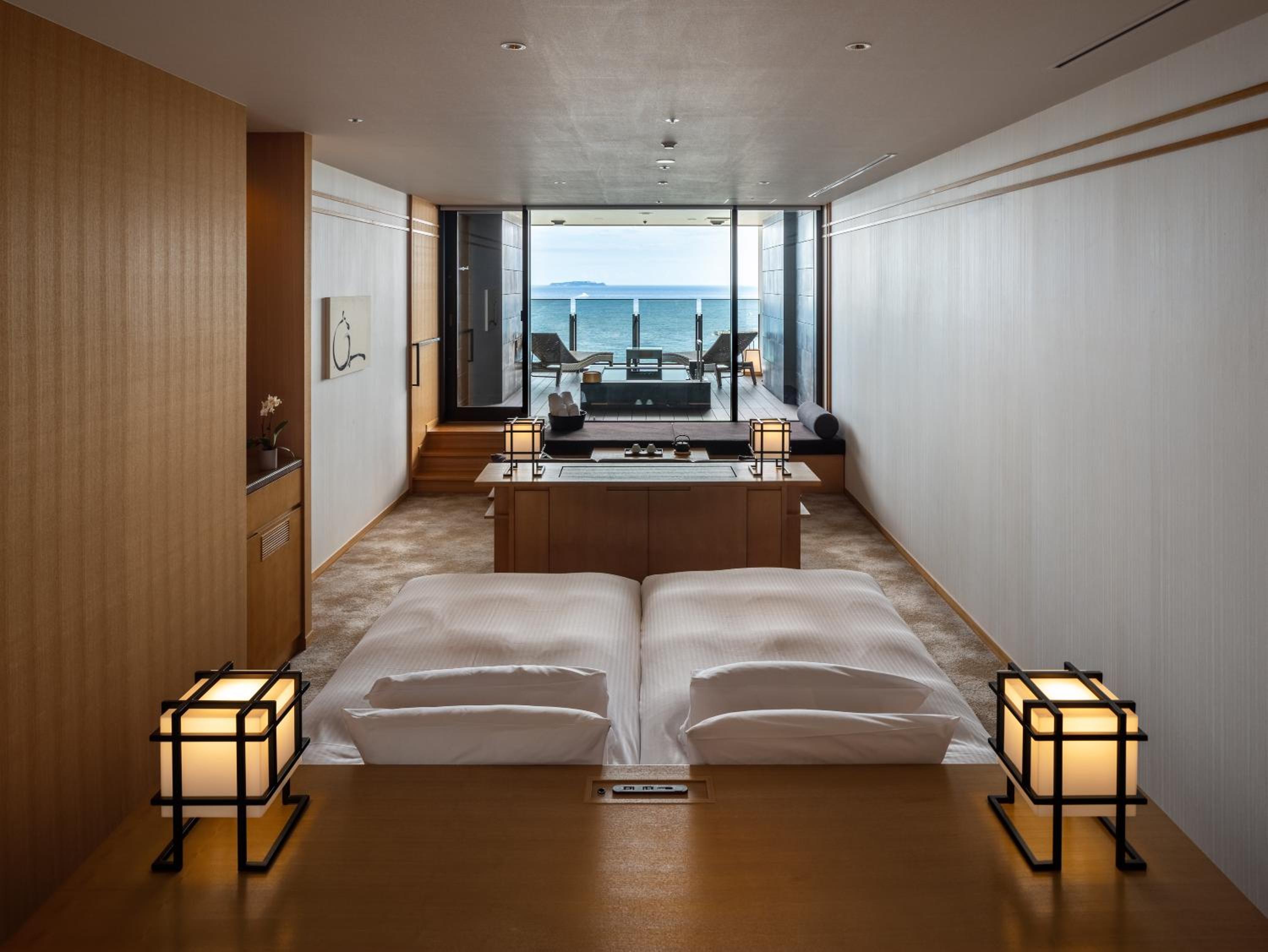 Deluxe Twin Room with Open-Air Bath - Ocean View - Photo 1