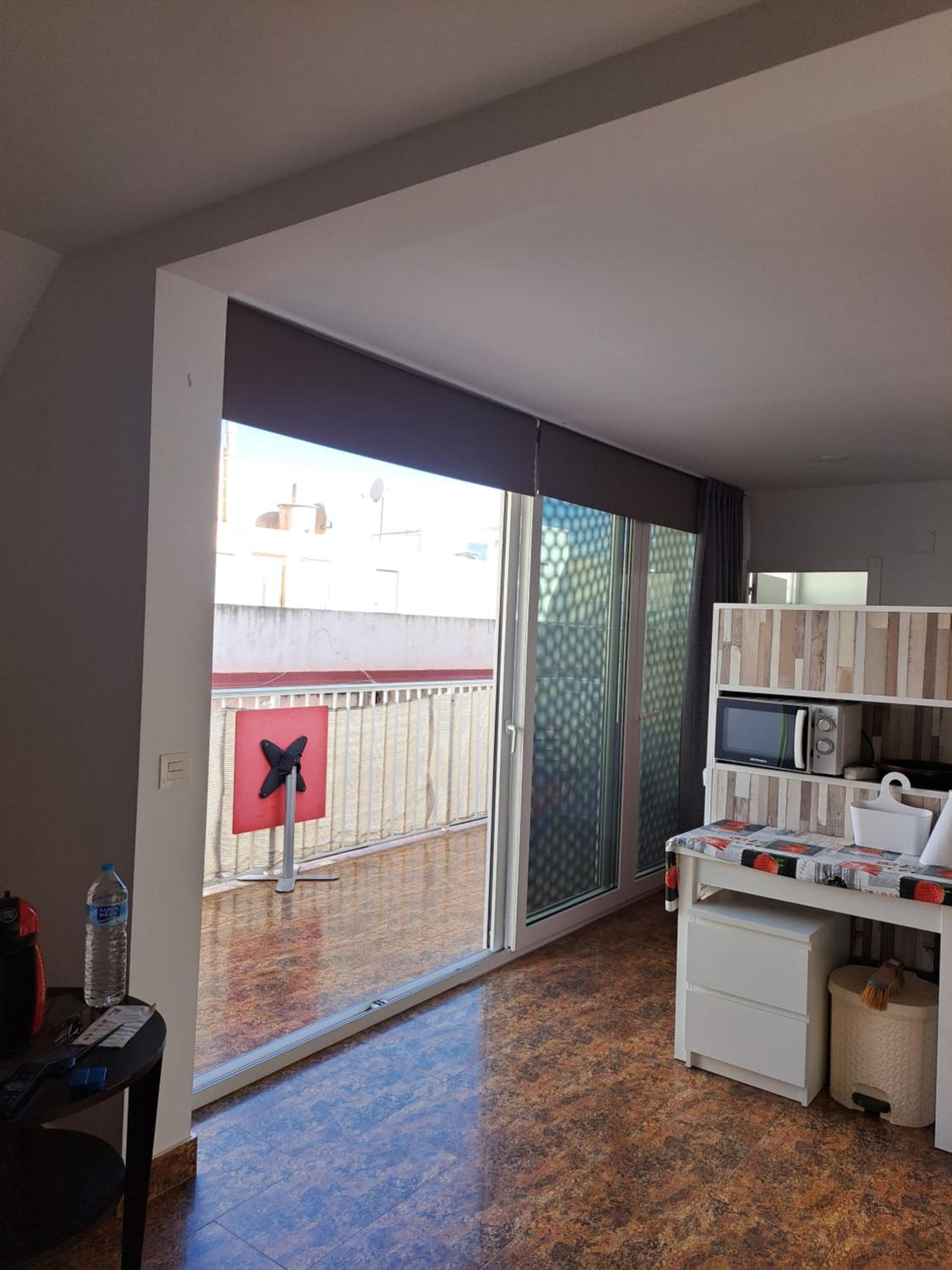 Estudio con terraza