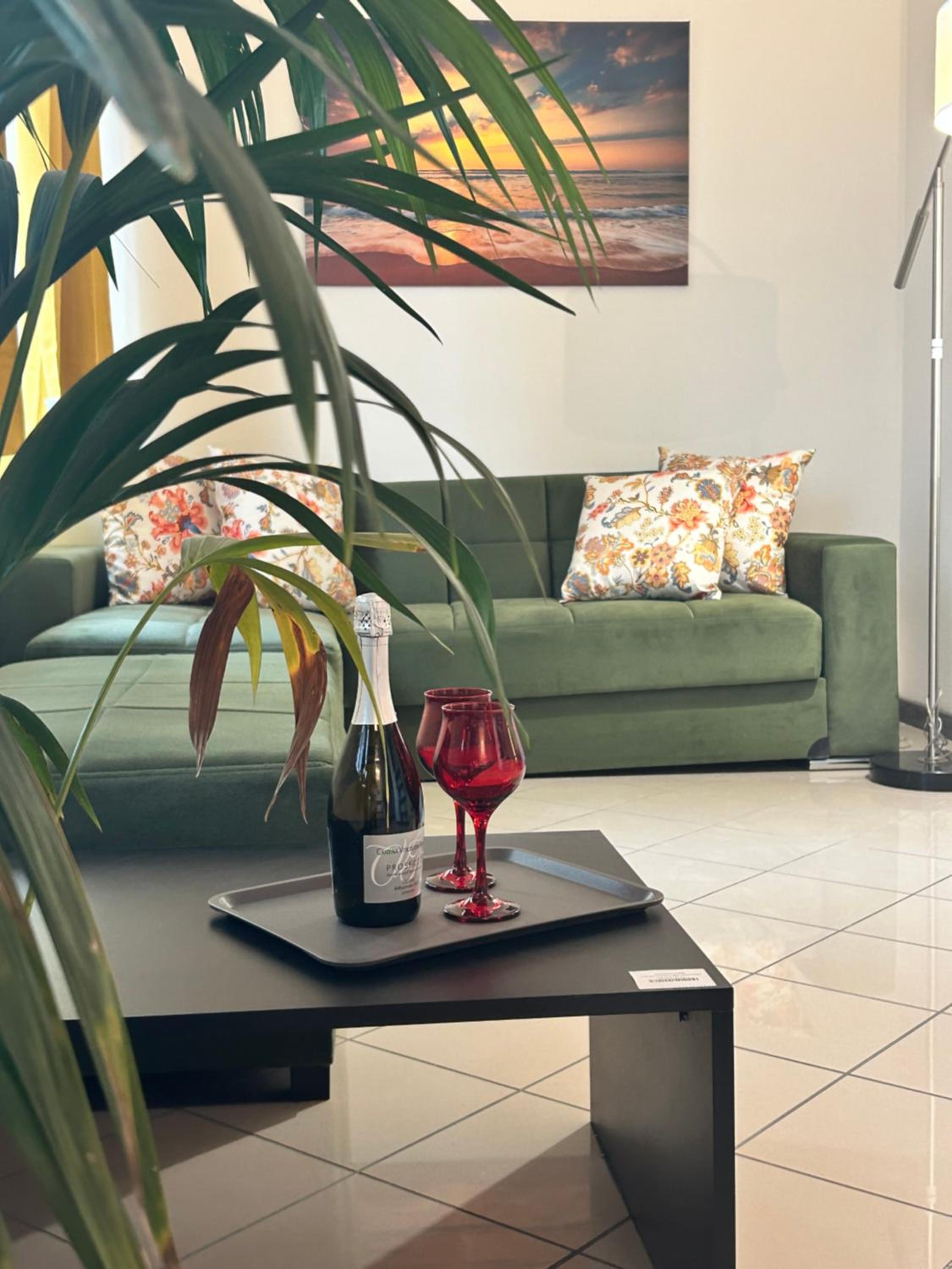 Deluxe One-Bedroom Apartment With City View