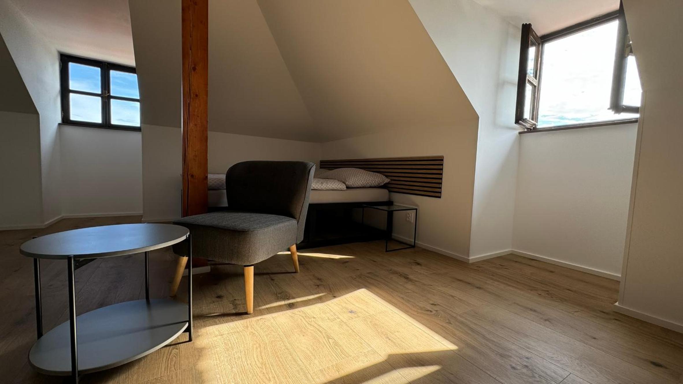 Deluxe One-Bedroom Apartment with City View