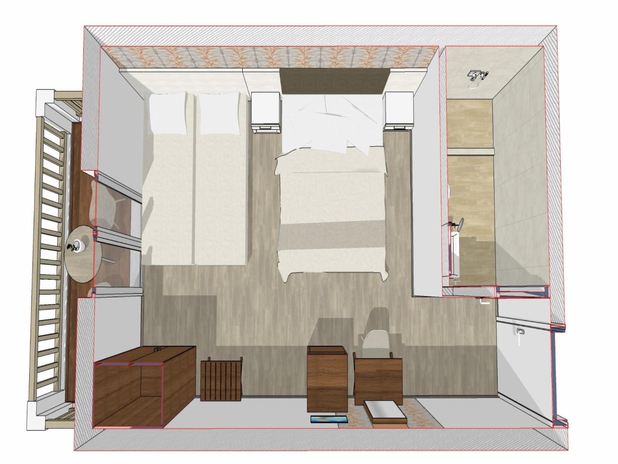 Double Room with Mountain View - Photo 10