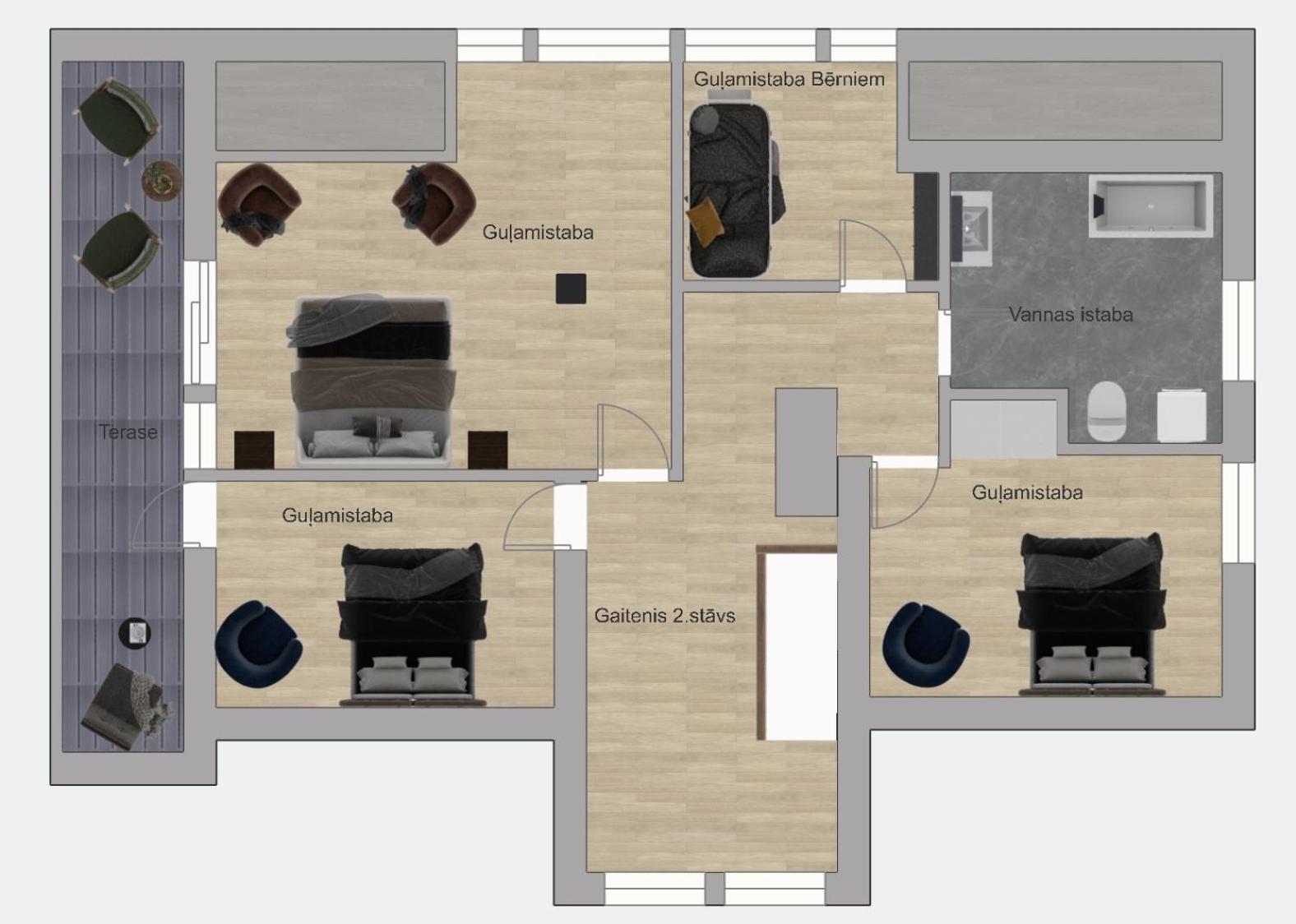 Four-Bedroom House photo 2