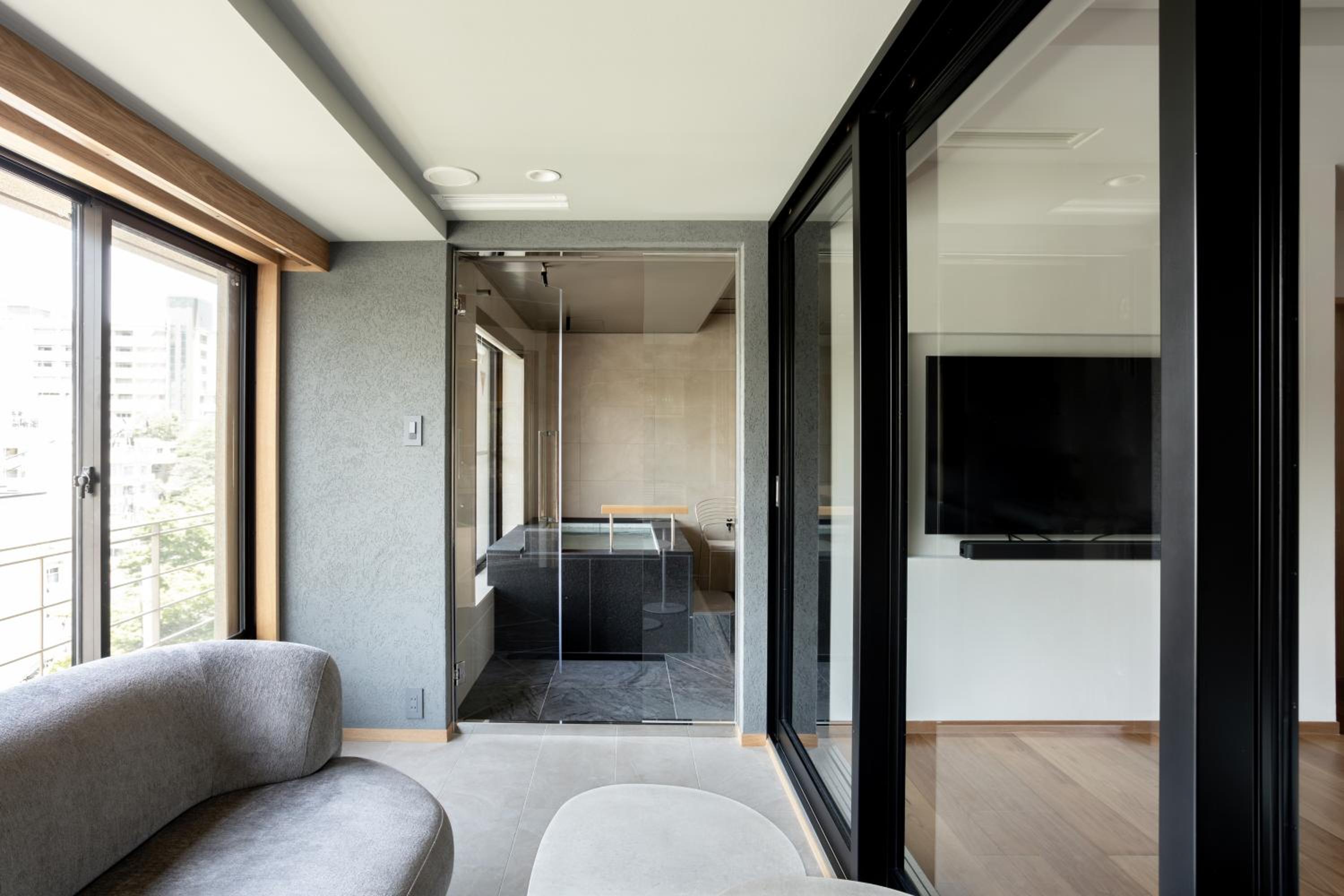 Suite Twin Room with Tatami Area with Private Hot Spring and Sauna
