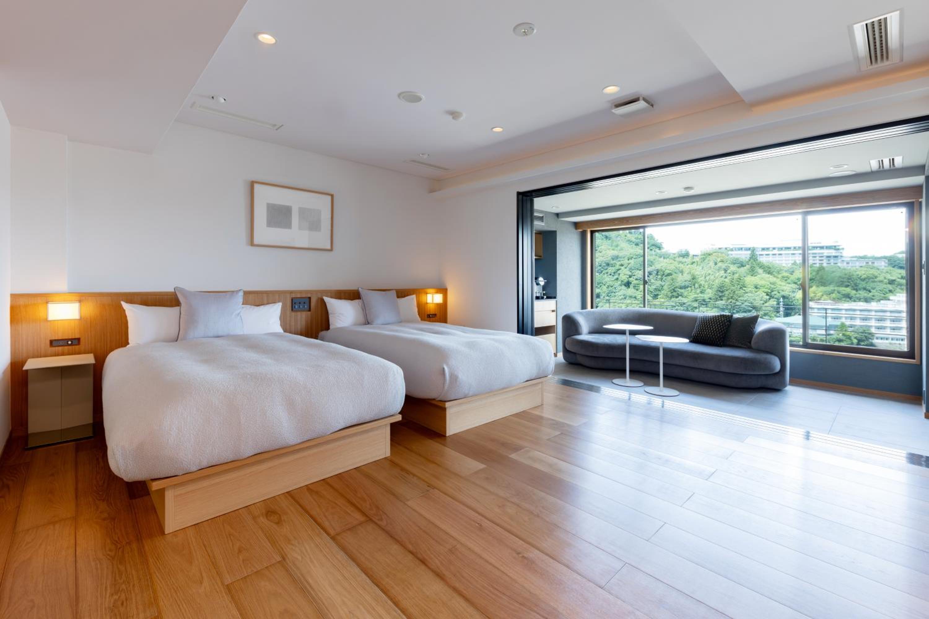 Suite Twin Room with Tatami Area with Private Hot Spring and Sauna