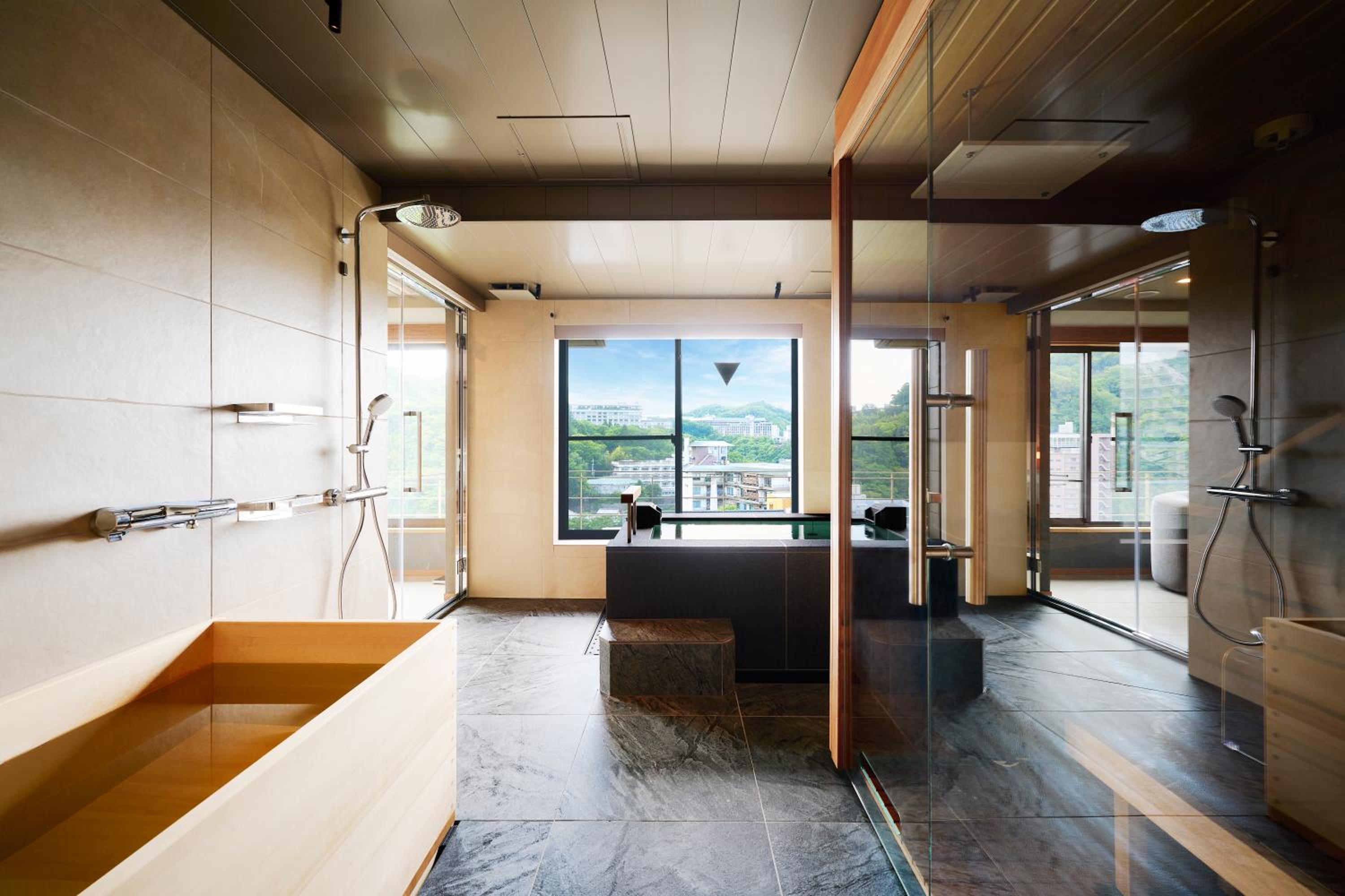 Suite Twin Room with Tatami Area with Private Hot Spring and Sauna