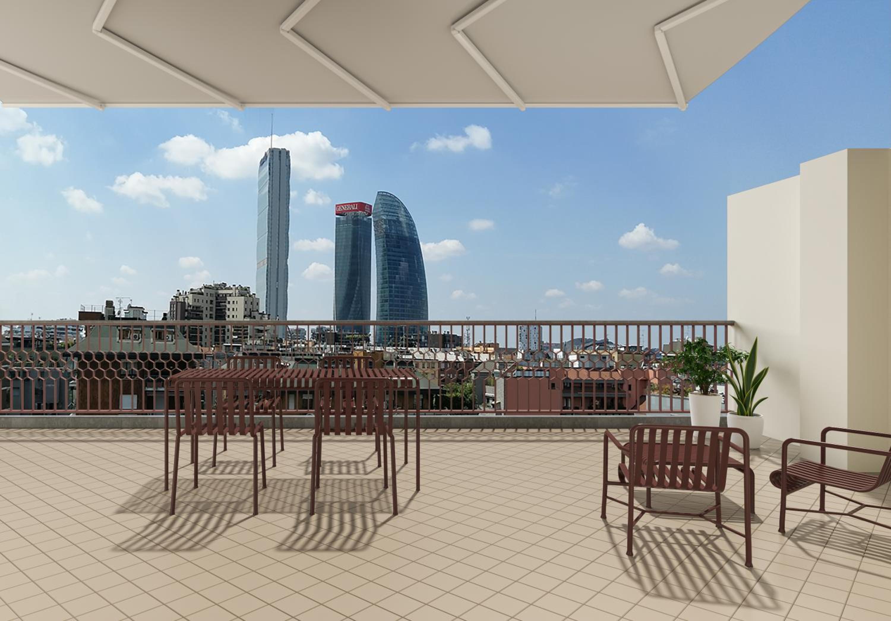 Large 1 Bedroom Apartment with Terrace and Sofa Bed