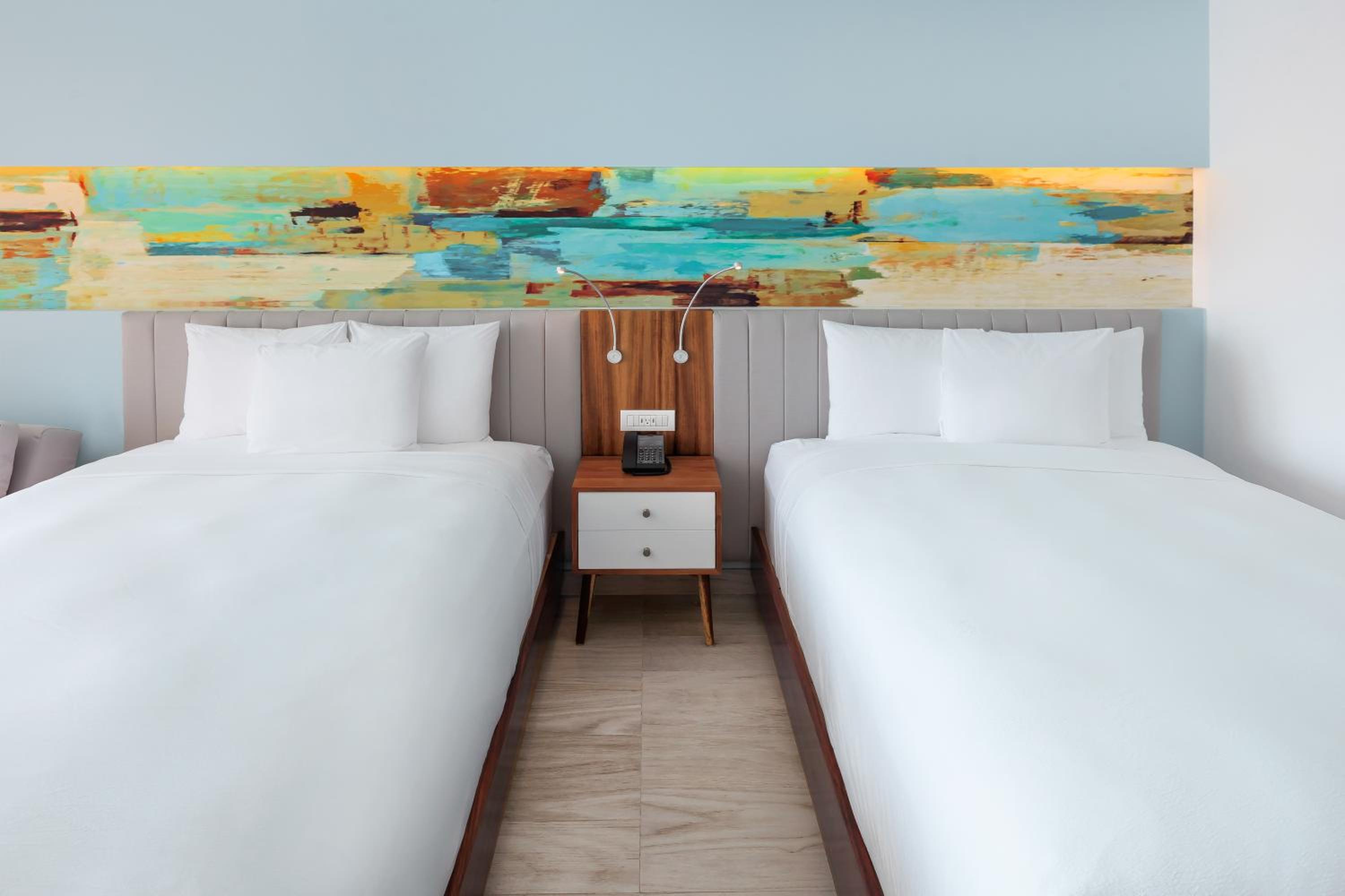Deluxe Queen Room with Two Queen Beds, Terrace and Ocean View - Photo 1
