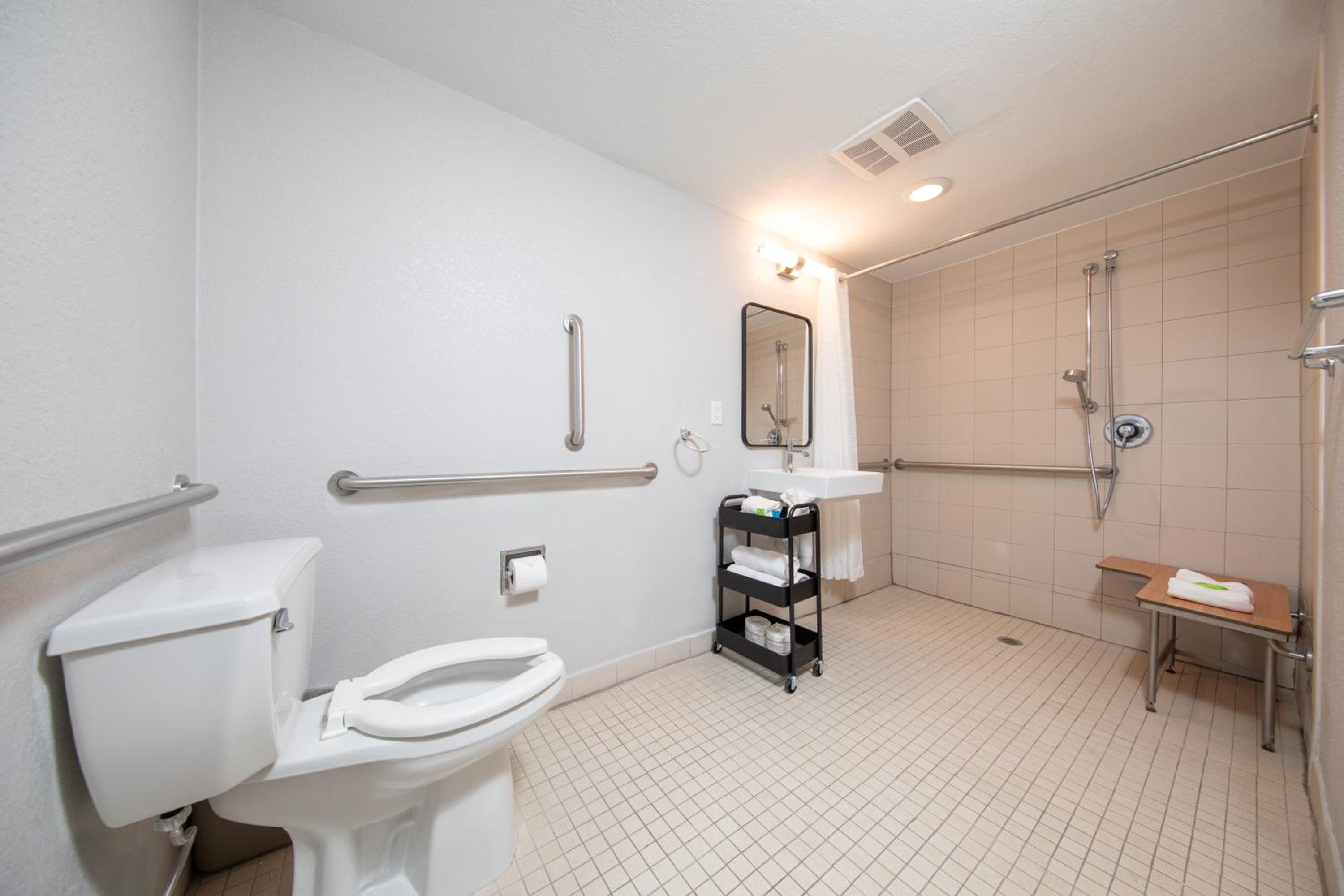 1 Full Bed ADA Roll-in-Shower with Hospitality Center photo 2