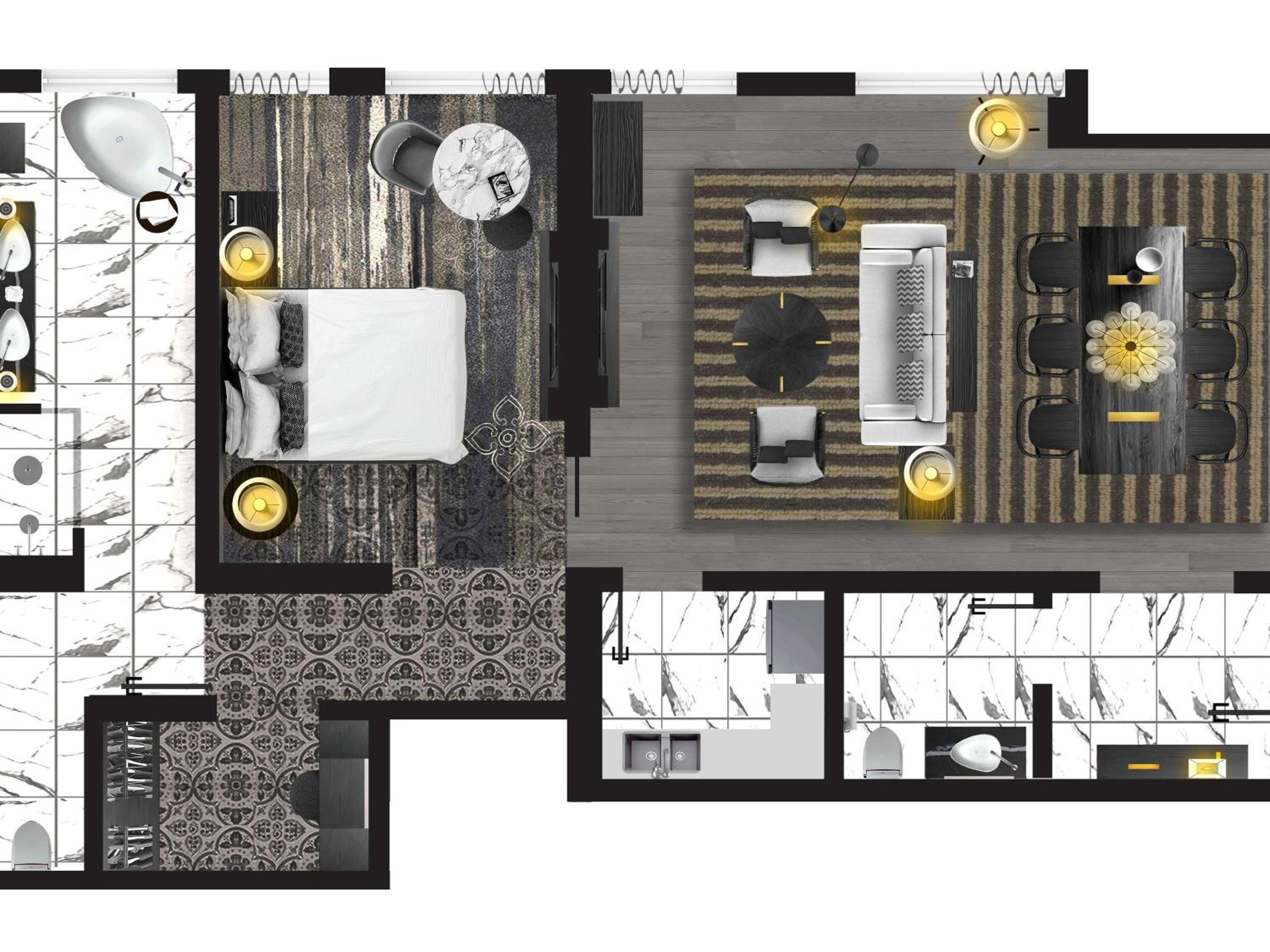 Opera King Suite with Hills View - Club Access thumbnail 5