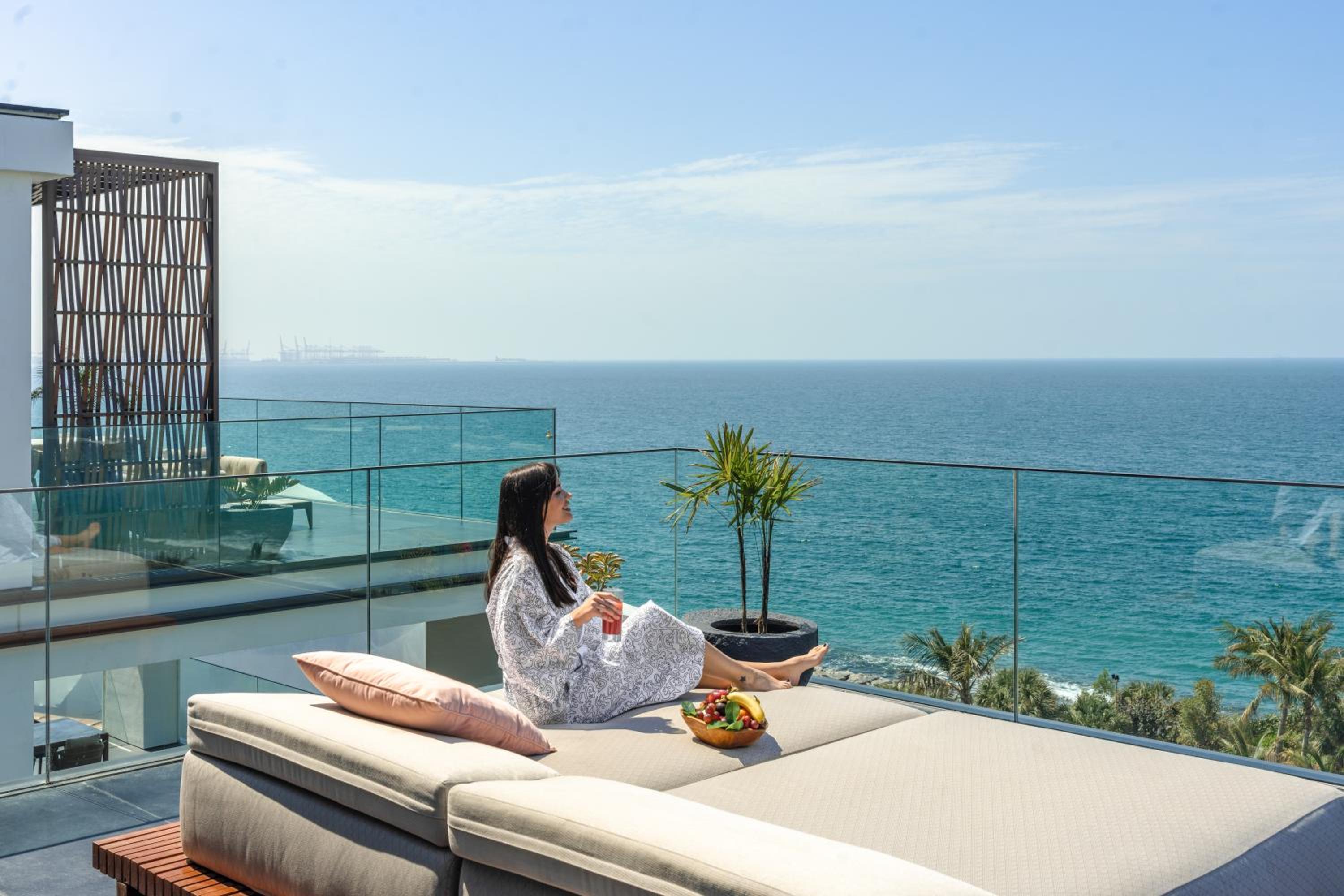 Three-Bedroom Presidential Suite - Dedicated butler, breakfast at Alizee or in-room dining, daily sunset Aperitivo served in the suite, and a round-trip airport transfer with Complimentary Rainforest Experience once per stay