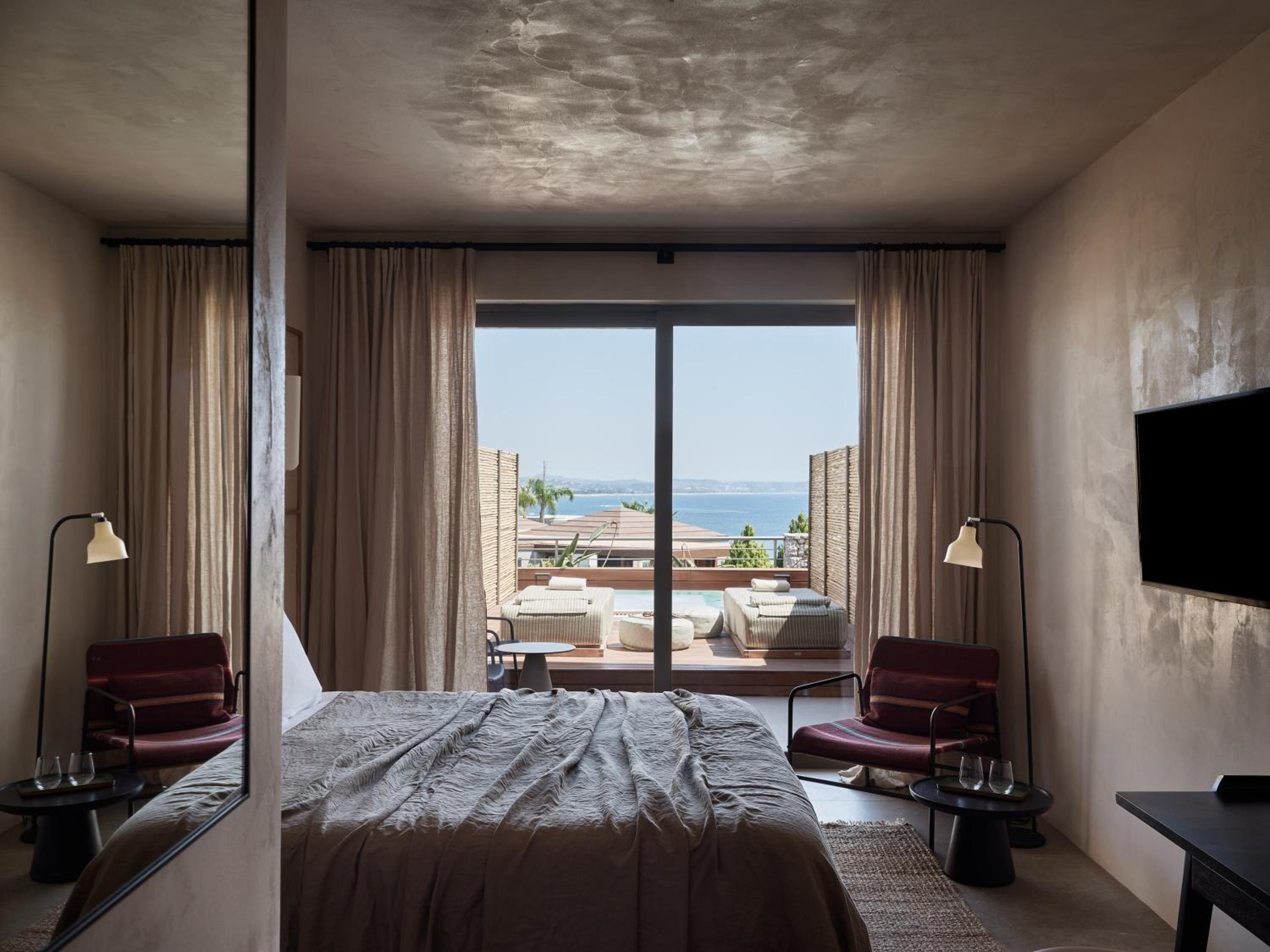 Double Room in Bungalow Sea View with Outdoor Mini Pool Hydromassage