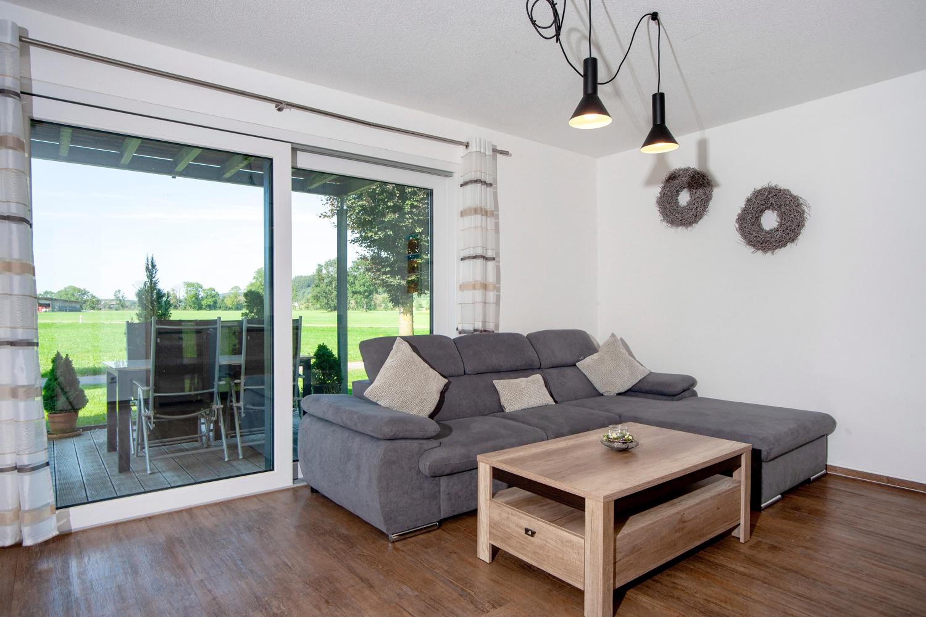 Two-Bedroom Deluxe Apartment with Garden View