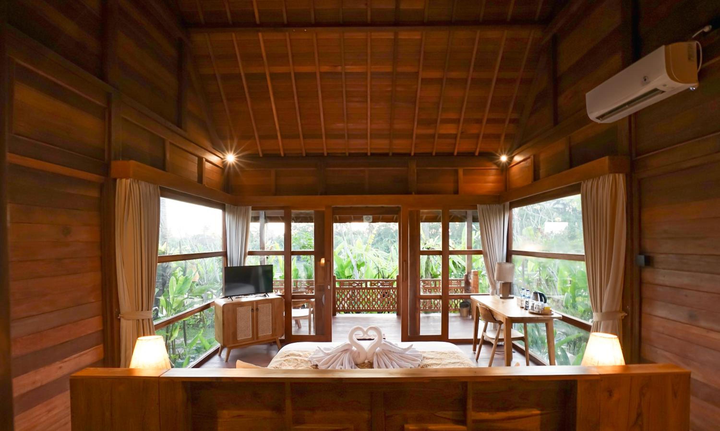 Wooden Deluxe With Rice Field View  - Photo 20