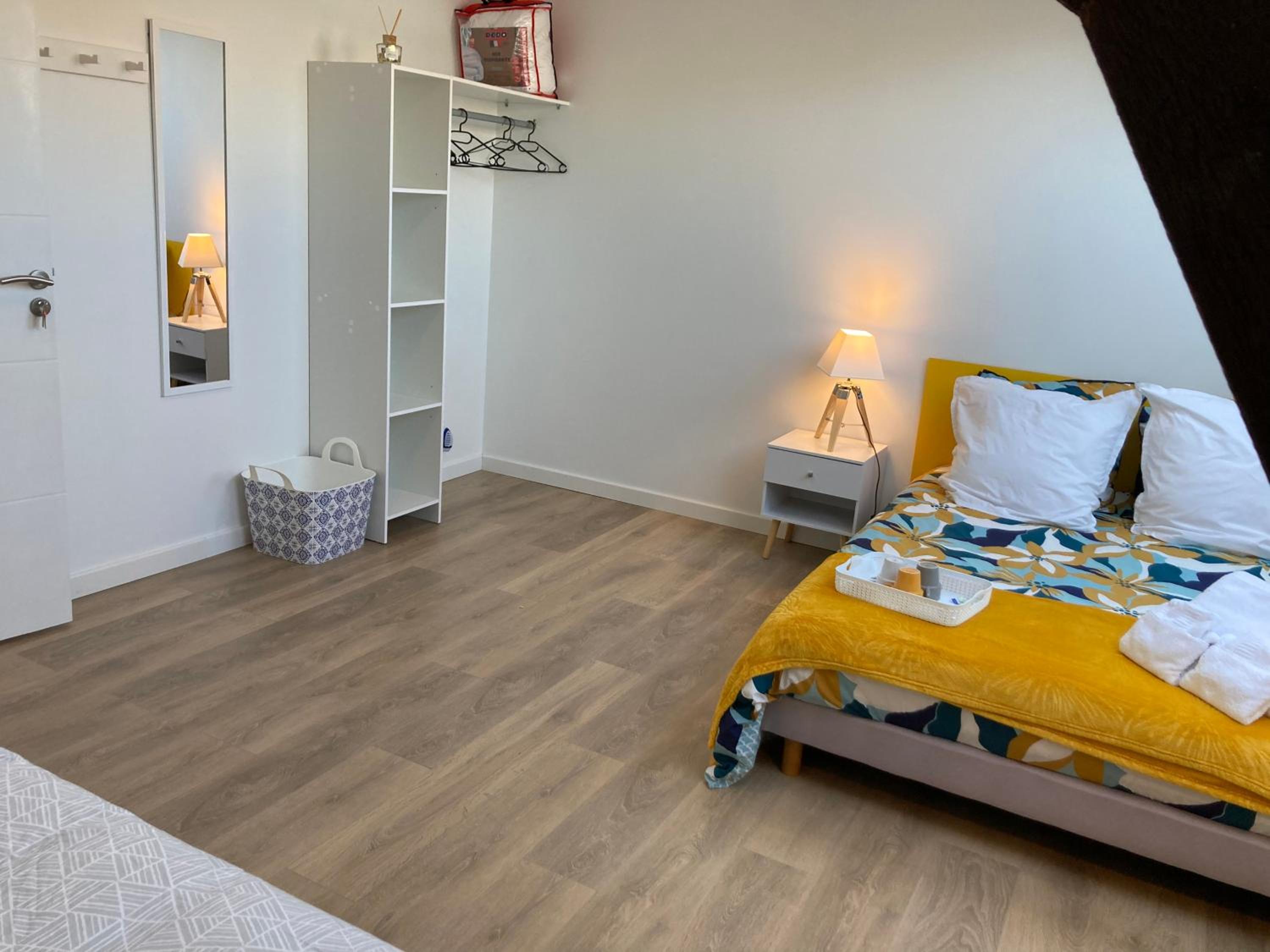 Three-Bedroom Apartment with Balcony