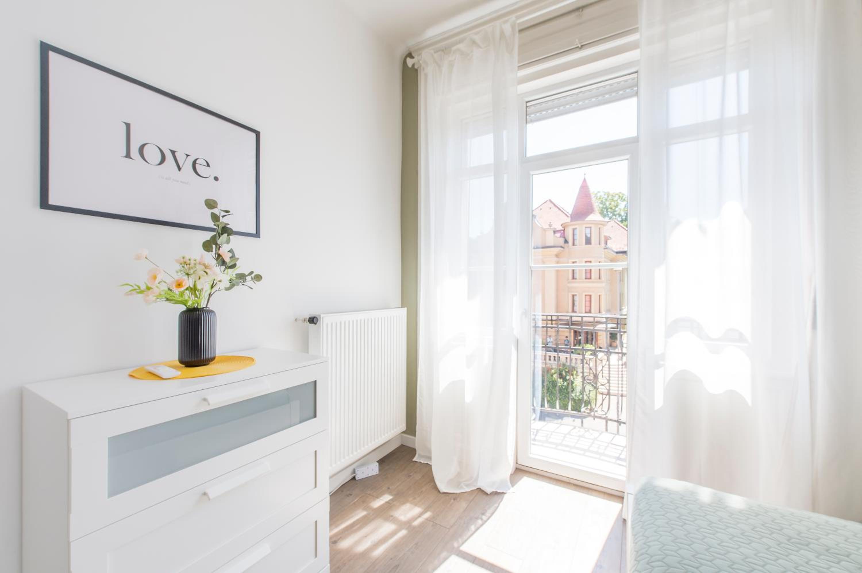 Studio Apartment With Balcony