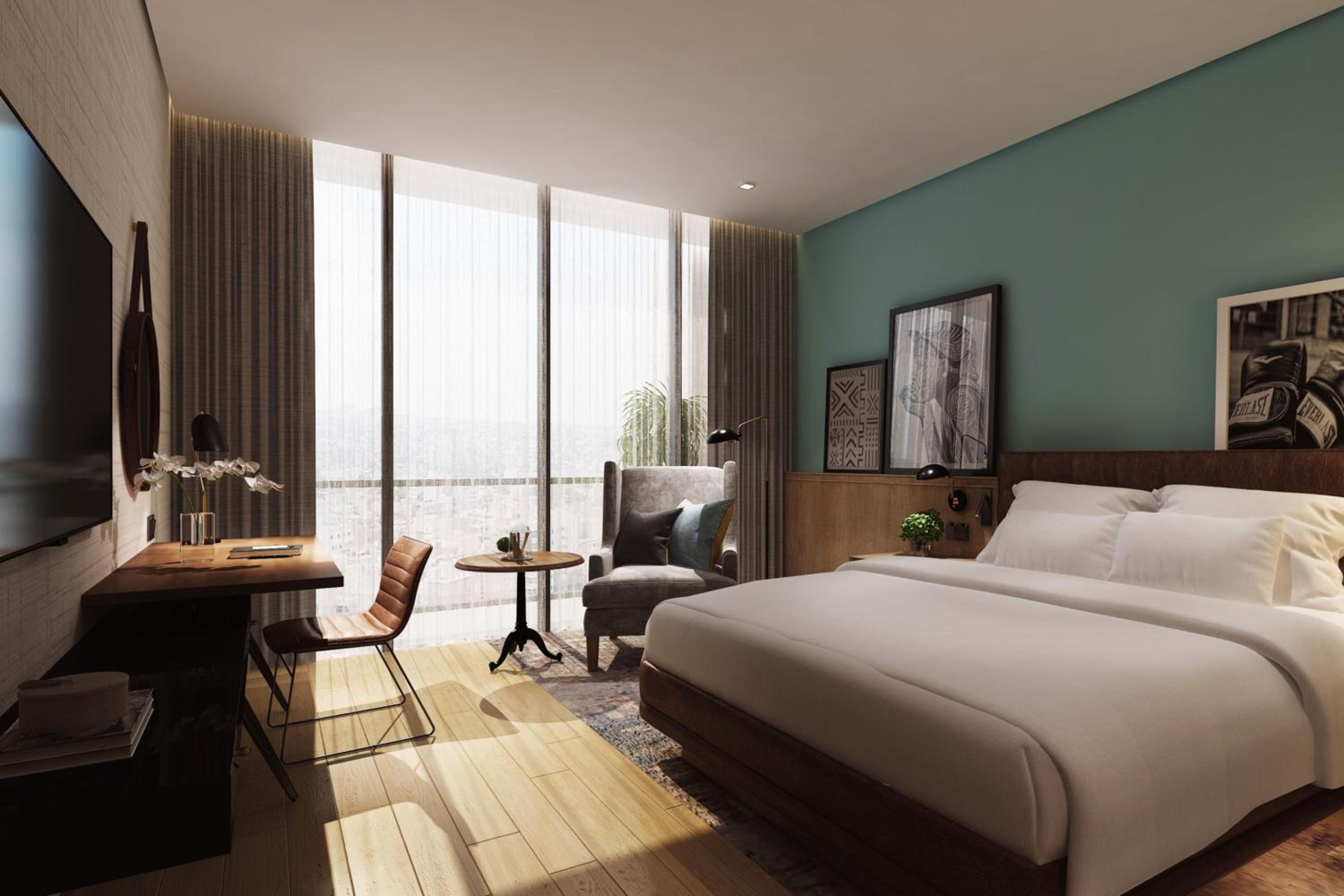 Deluxe King Room with Stadium View - Photo 2