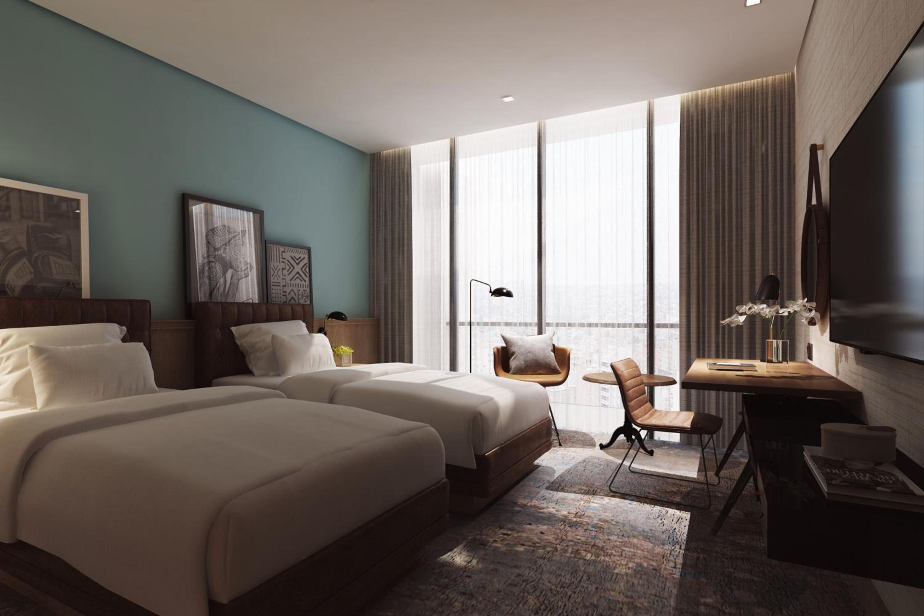 Standard Twin Room with Stadium View - Photo 3