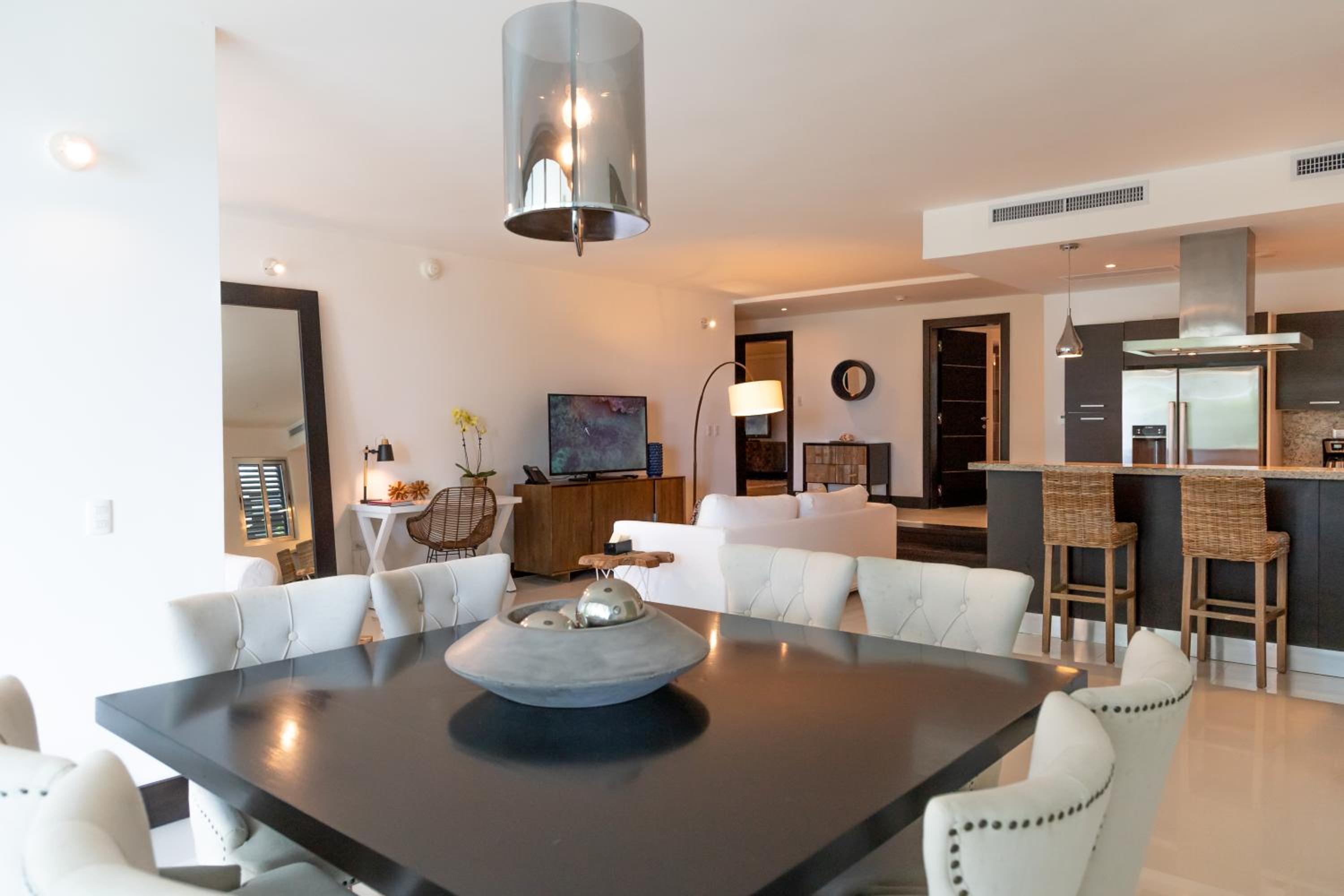 Three-Bedroom Suite with Balcony and Ocean View