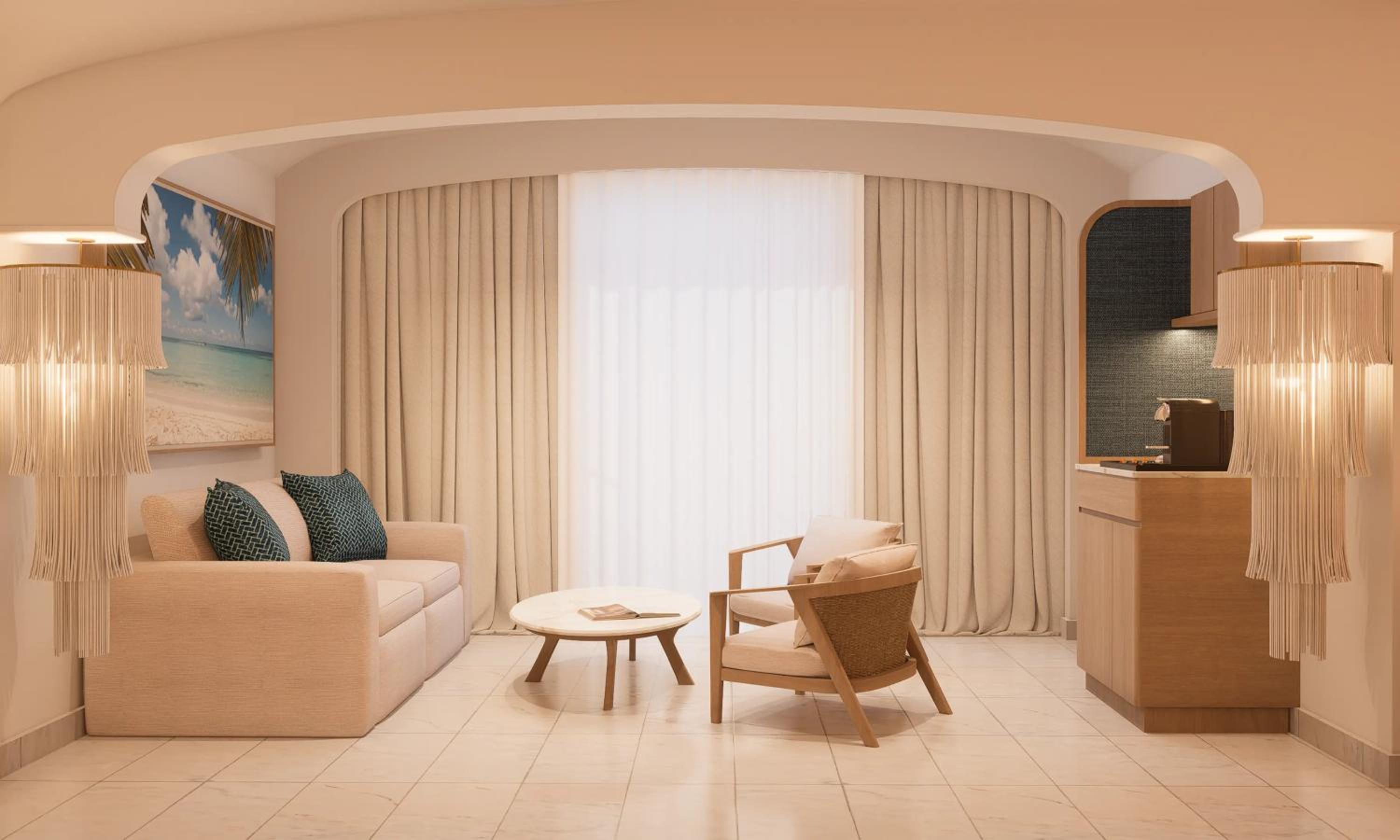 Two Bedroom Presidential Suite Ocean View - Kids & Teens Free photo 2