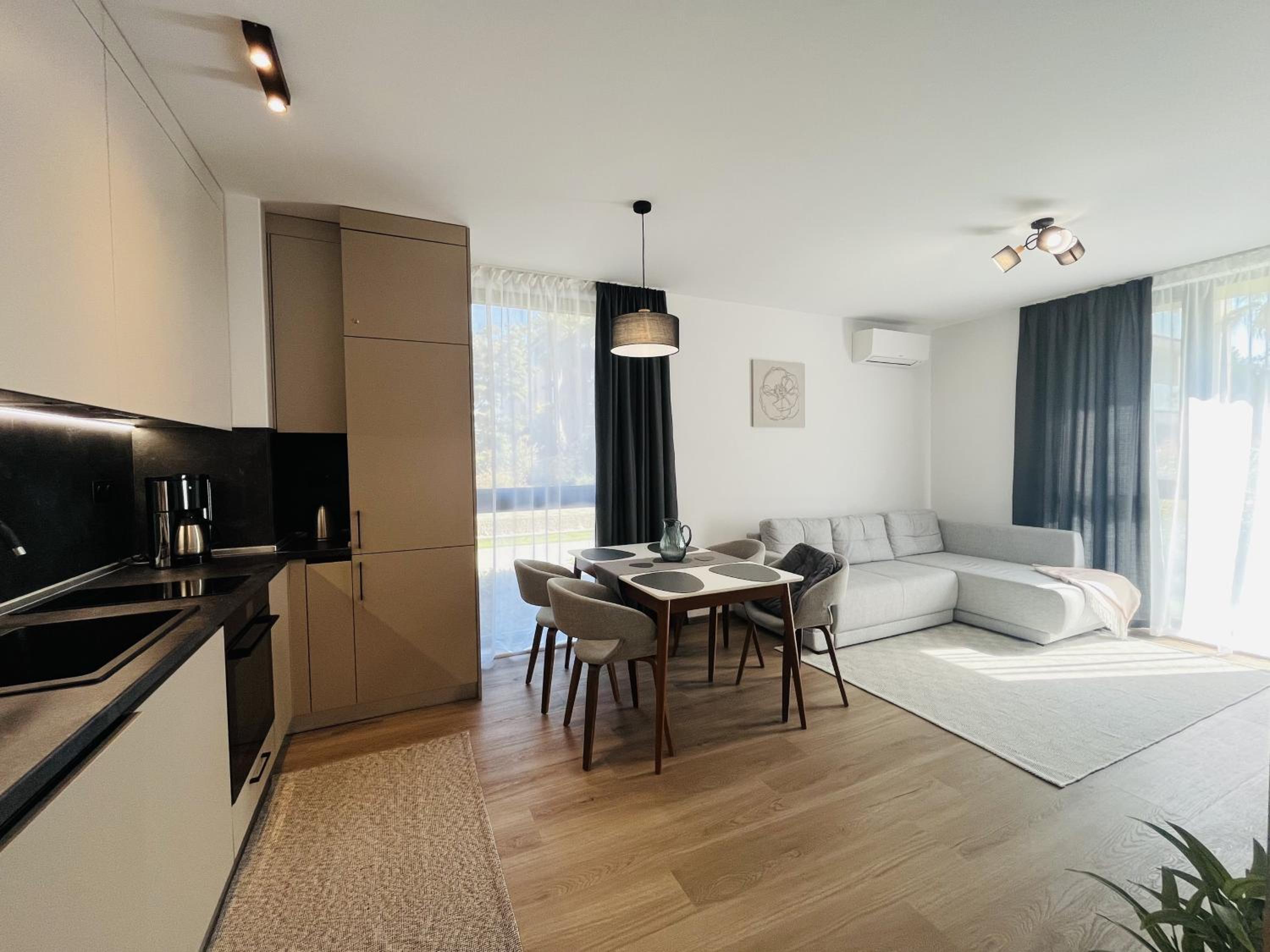 One-Bedroom Apartment with Garden