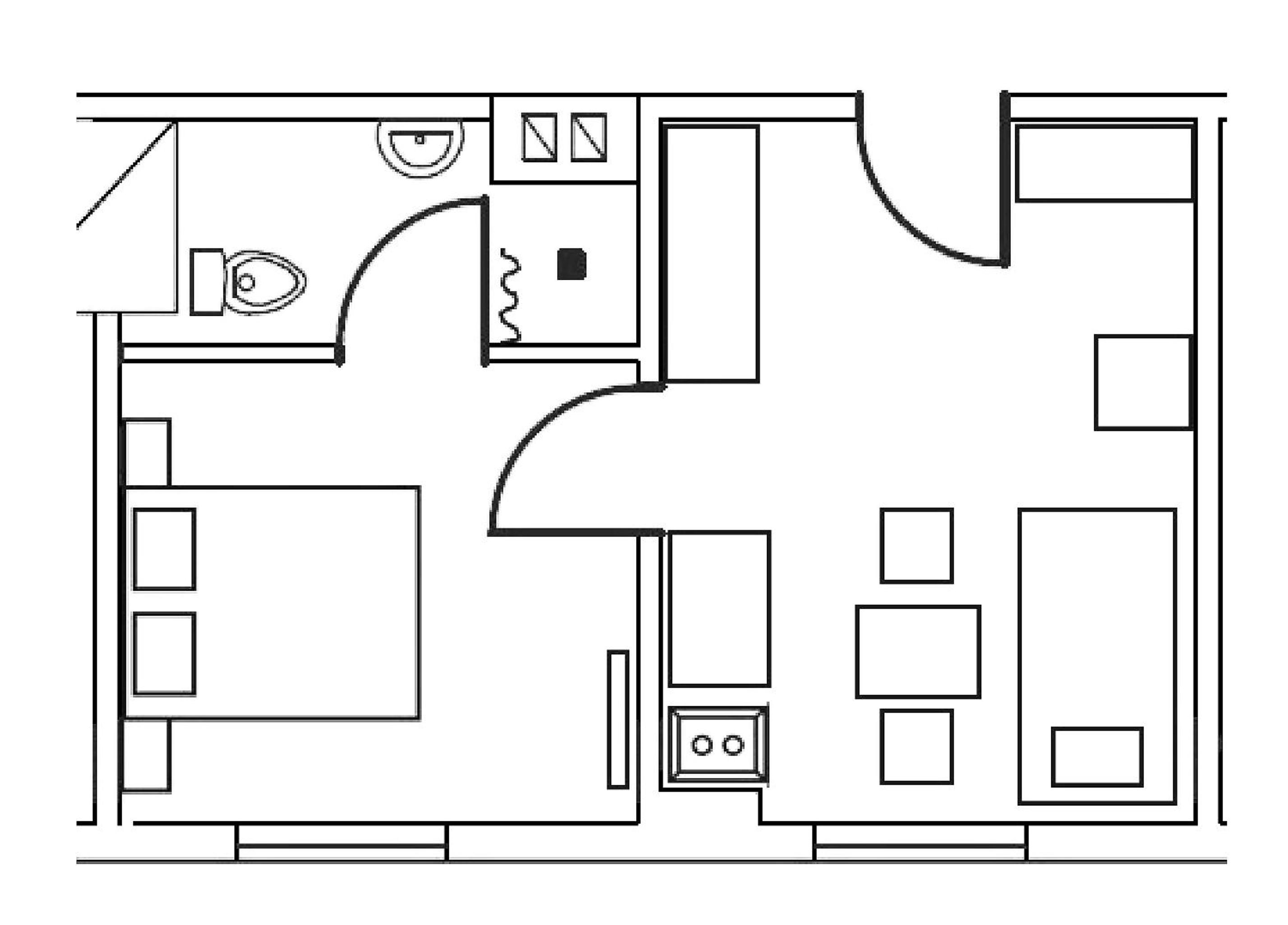 One-Bedroom Apartment - Non-Smoking photo 2