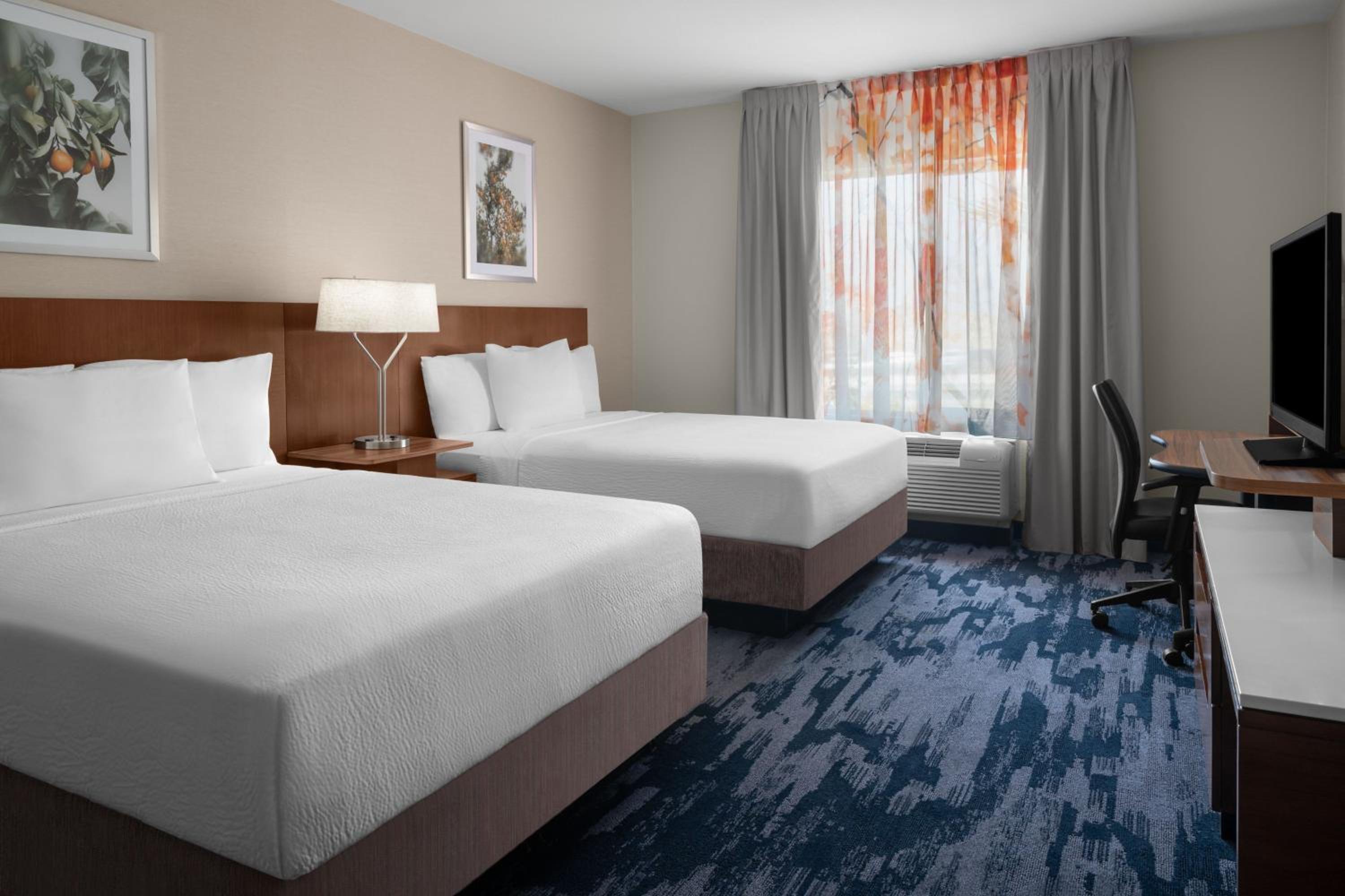 Queen Room with Two Queen Beds and Transfer Shower - Mobility and Hearing Accessible photo 1