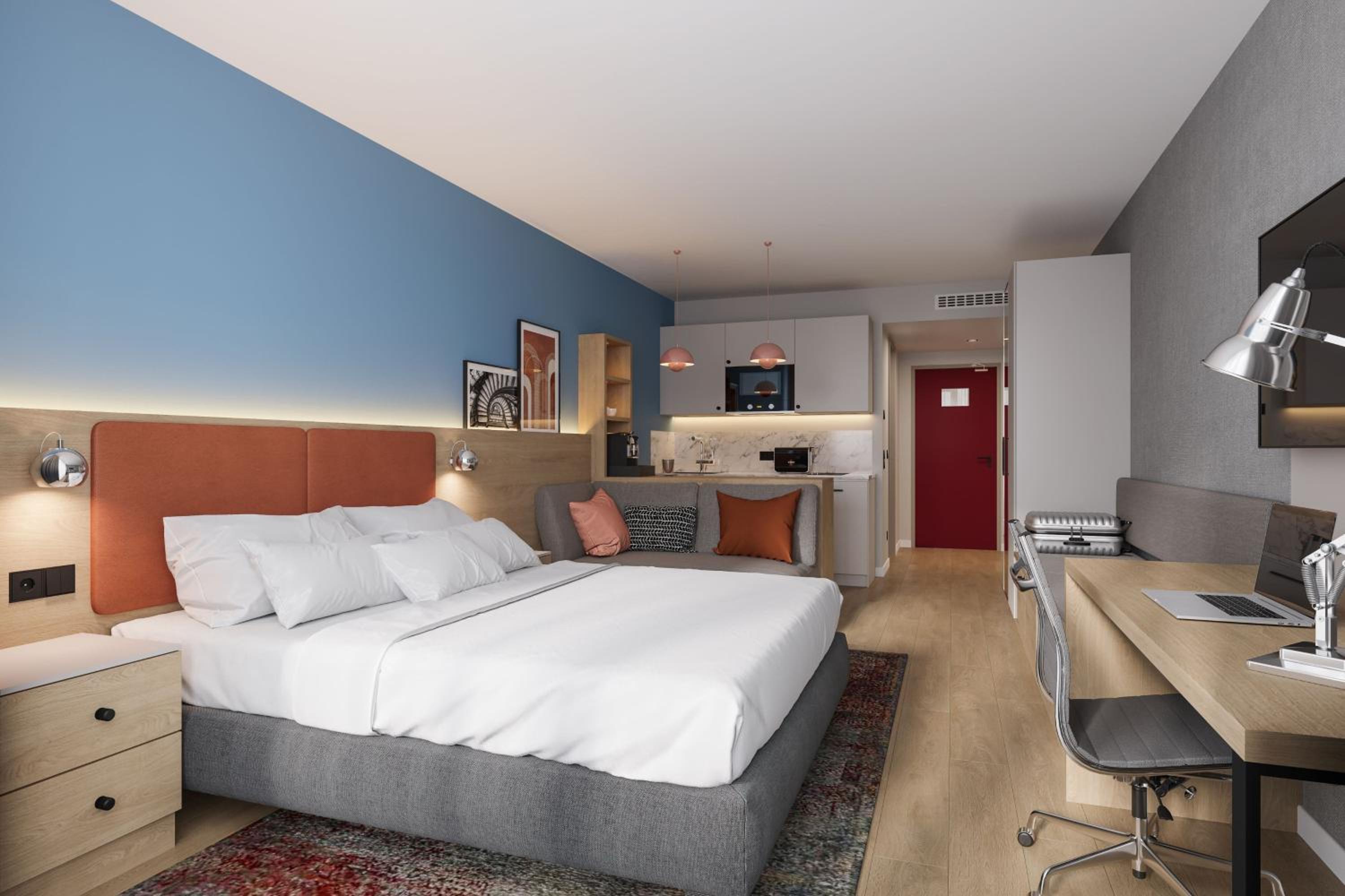 Superior King Studio with Sofa Bed and Balcony
