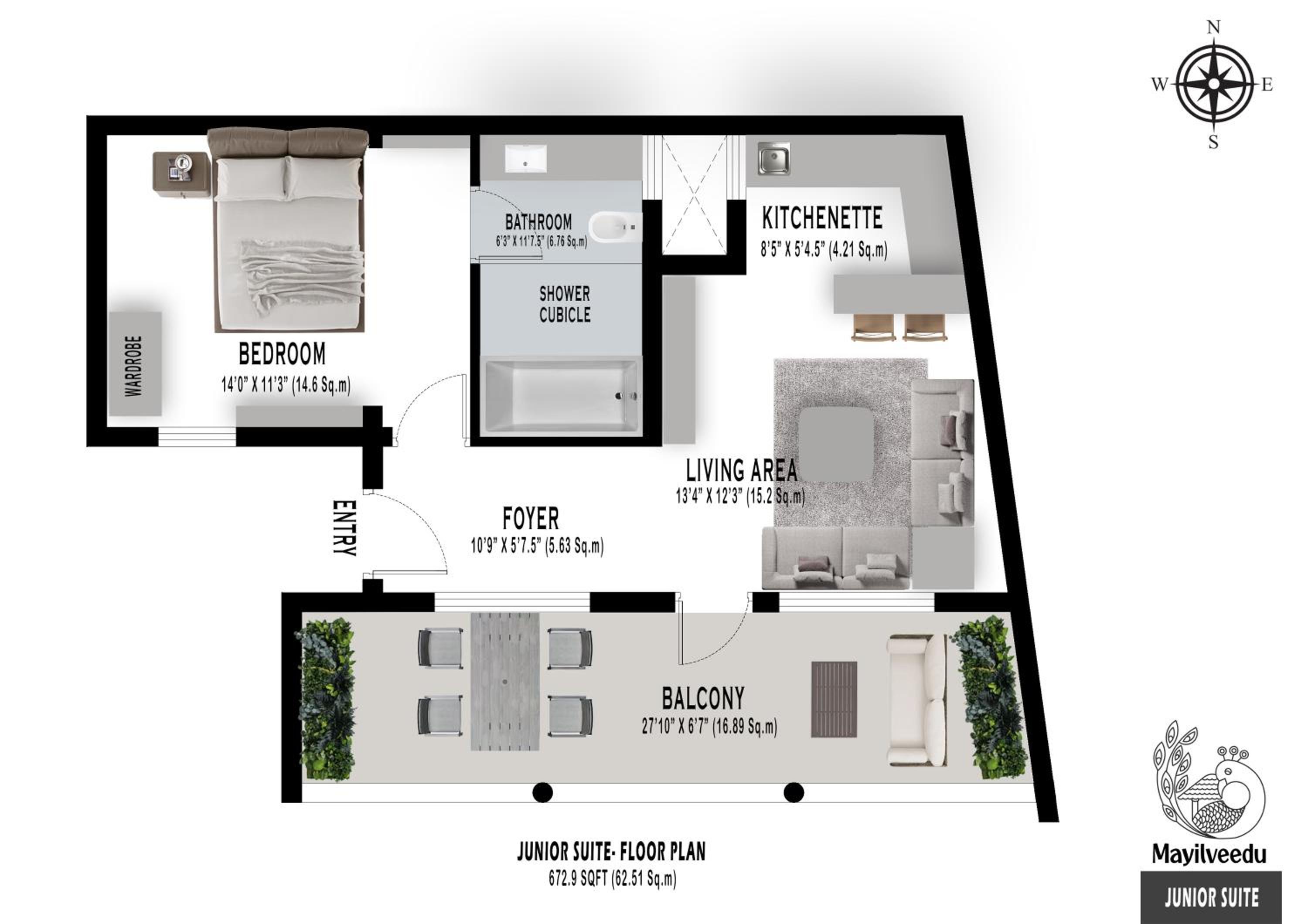 Junior Suite with Balcony - Photo 8