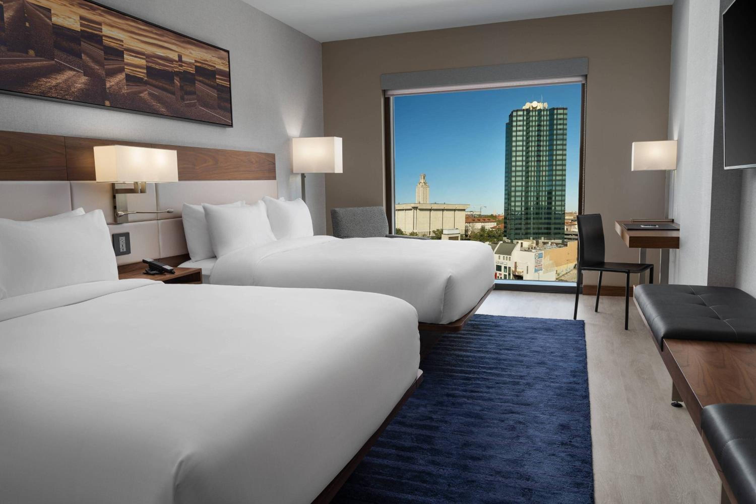 High Floor, Campus View, Guest room, 2 Queen - Photo 1