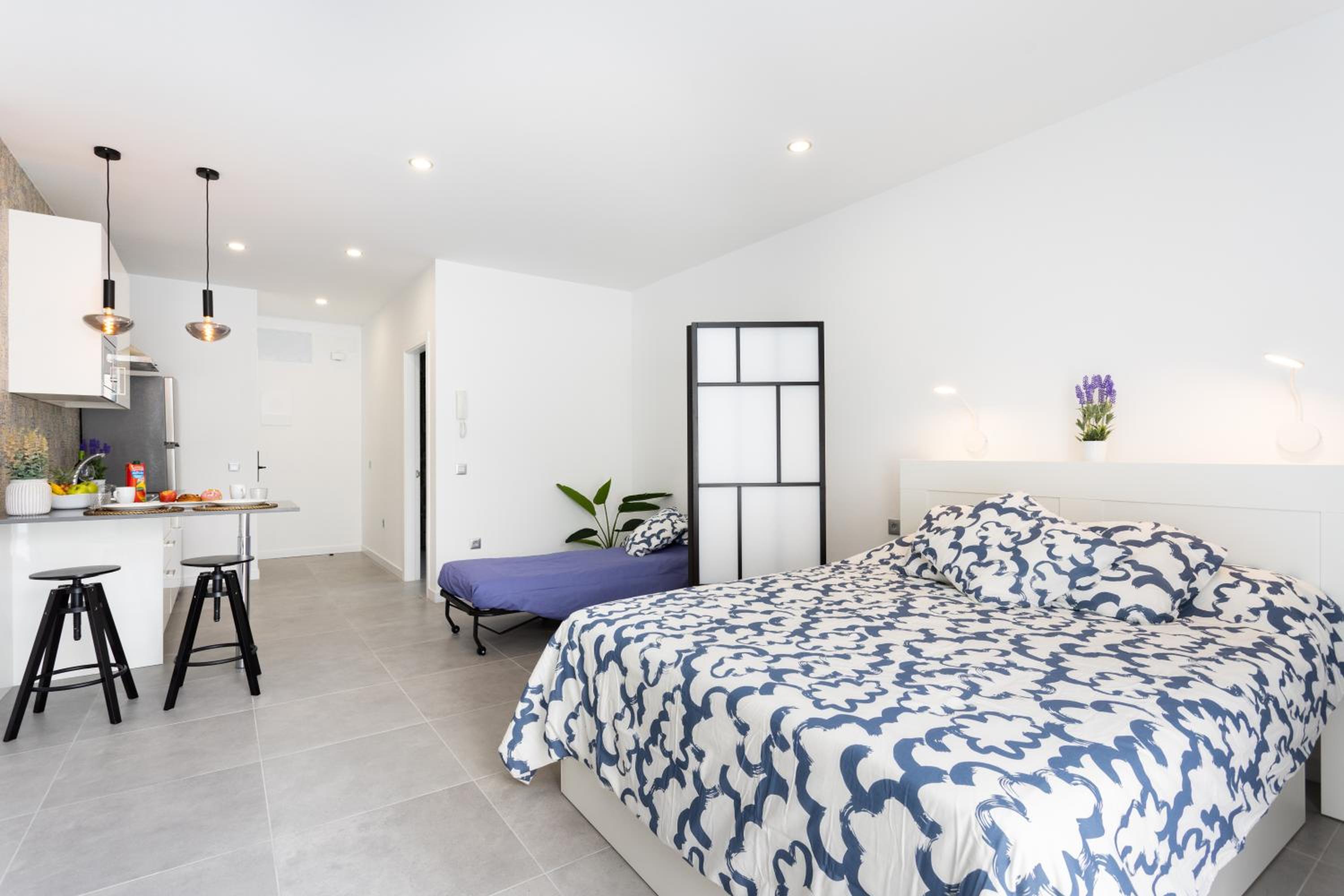 Estudio con terraza