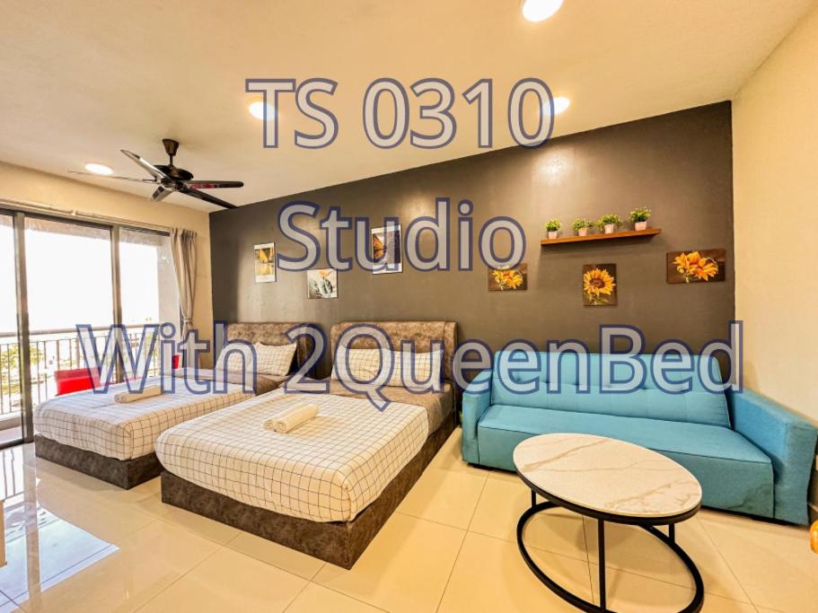 Studio with Pool View