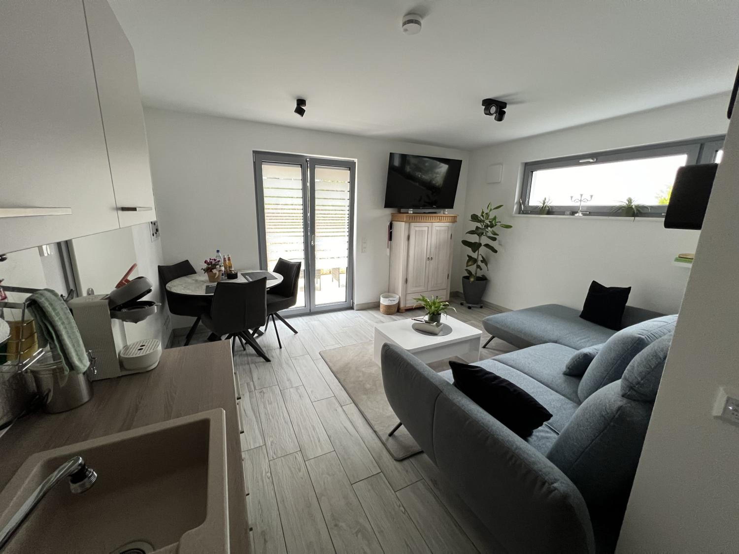 One-Bedroom Apartment with Garden View