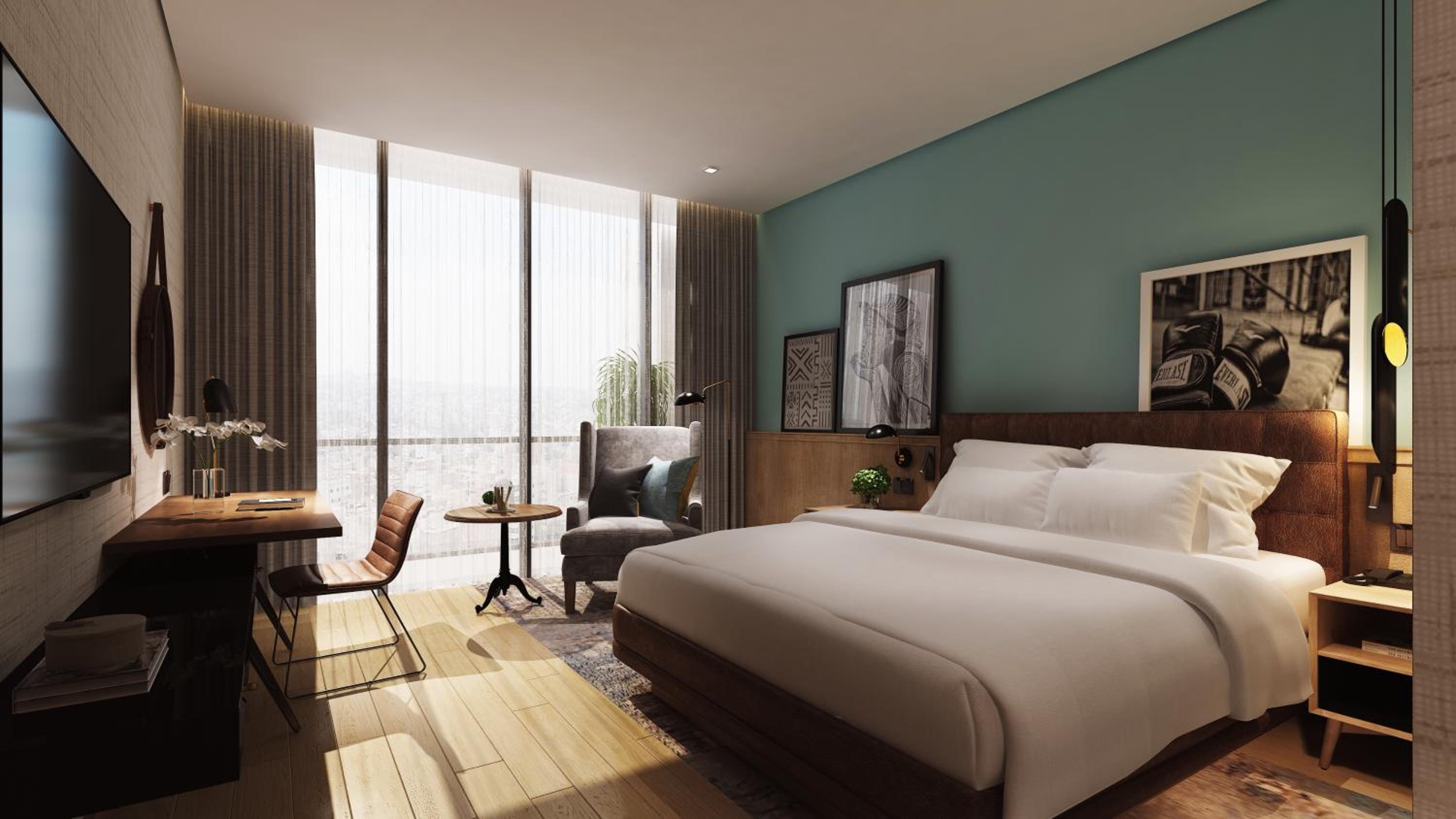 Deluxe King Room with Stadium View - Photo 1