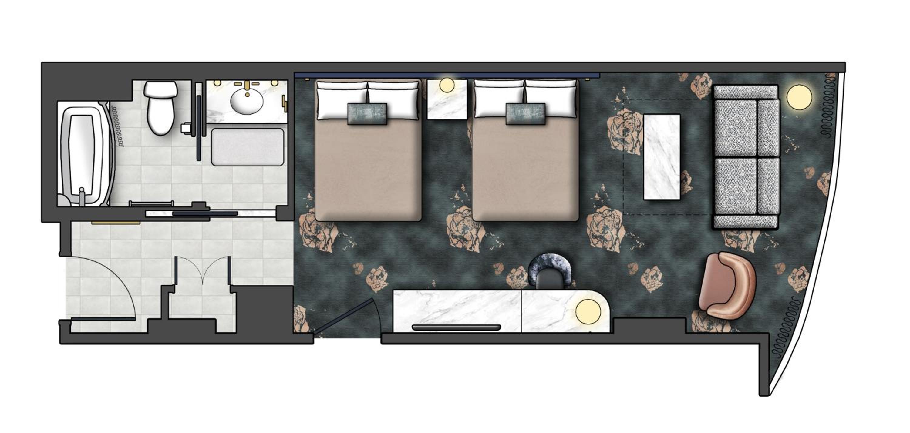 Park View Deluxe Hearing Accessible 2 Queen Beds (Dedicated Entrance to Epic Universe**)