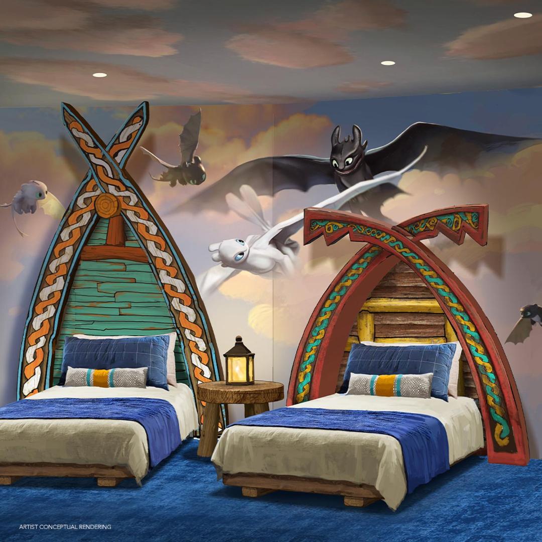 Park View How To Train Your Dragon Kids’ Suite (Dedicated Entrance to Epic Universe**)