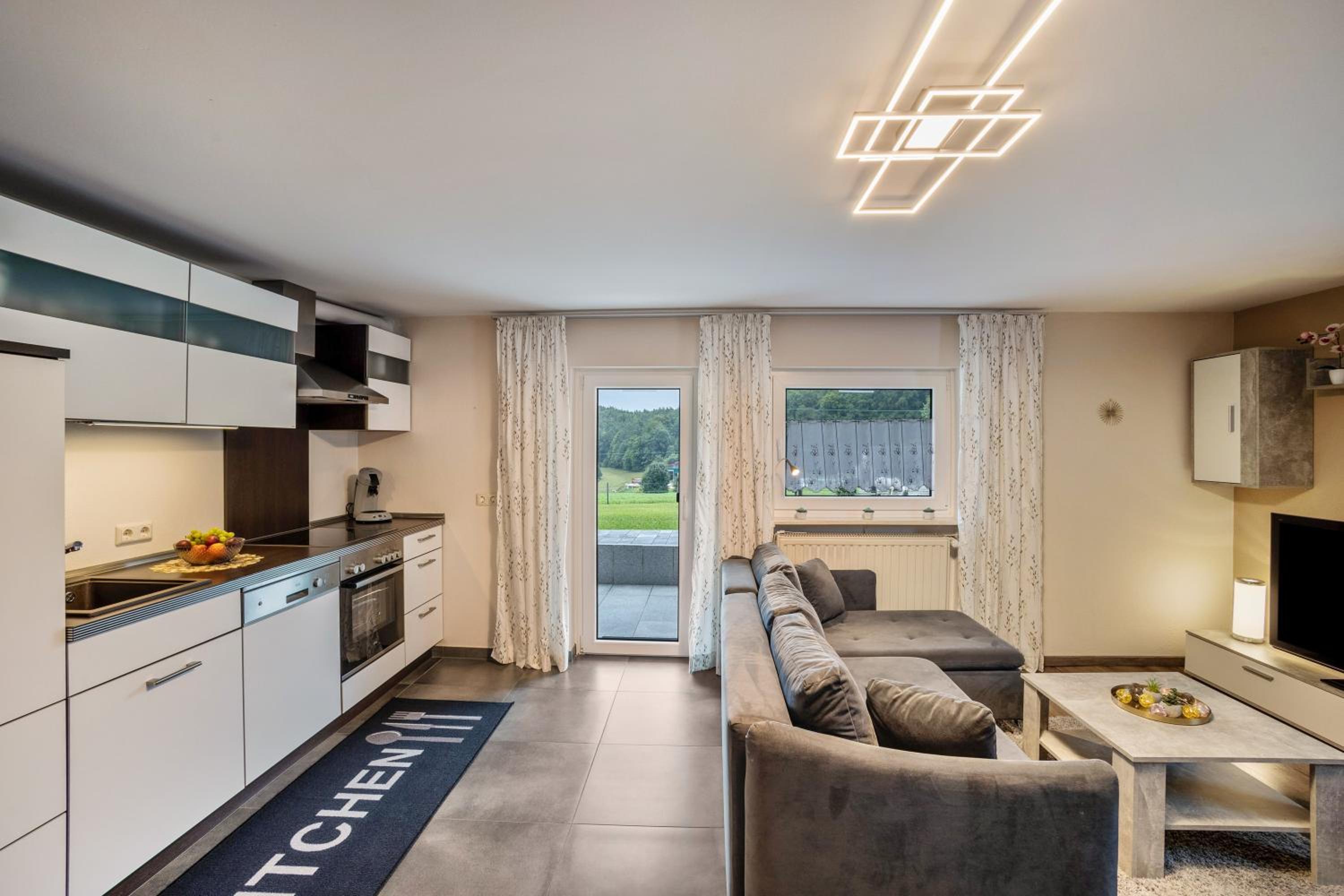 Two-Bedroom Deluxe Apartment with Garden View
