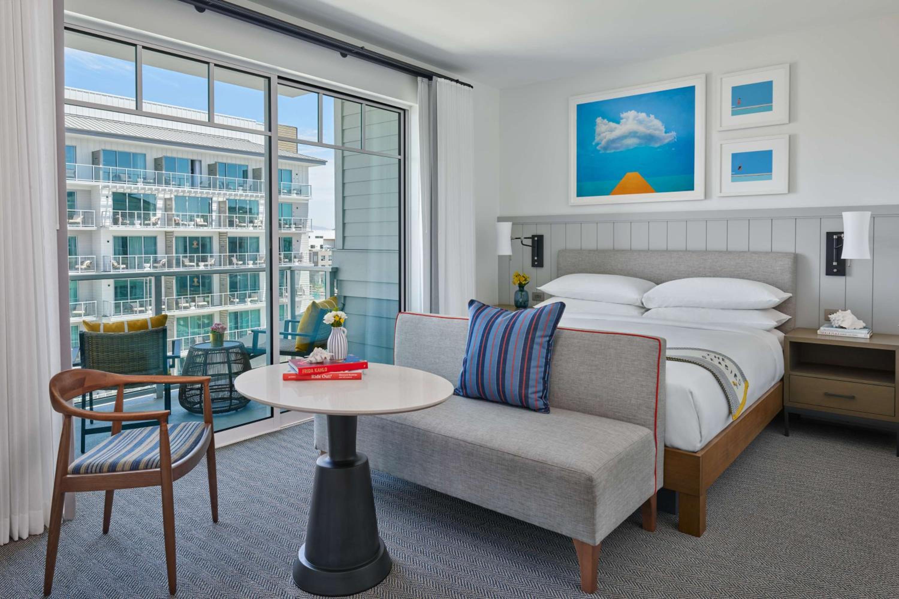 One King Bed with Ocean View