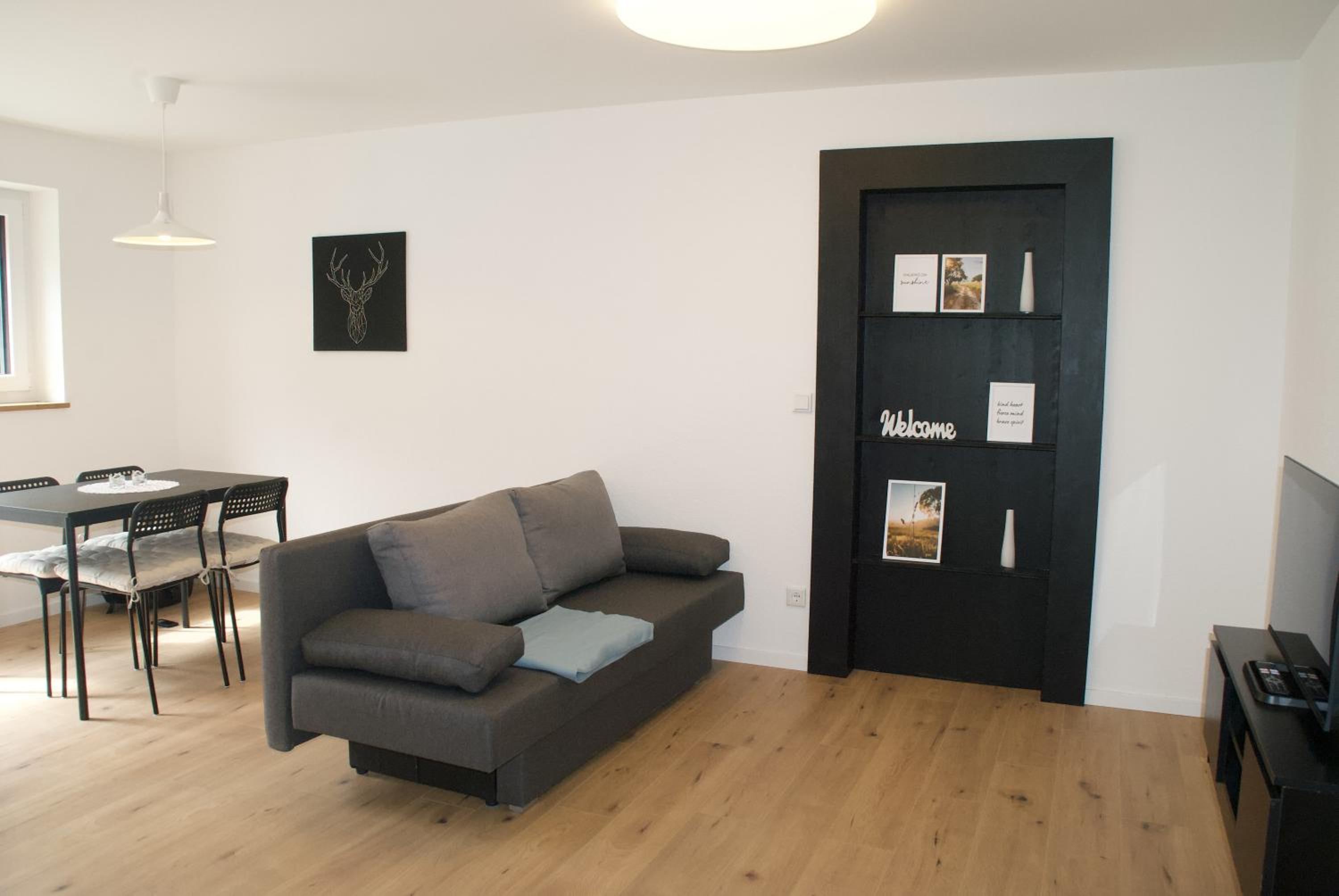 One-Bedroom Apartment with Garden View