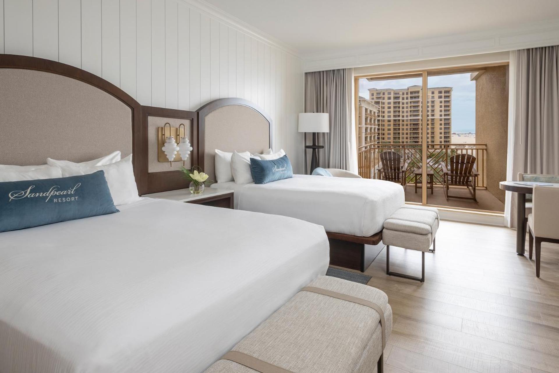 Queen Room with Two Queen Beds - Gulf View