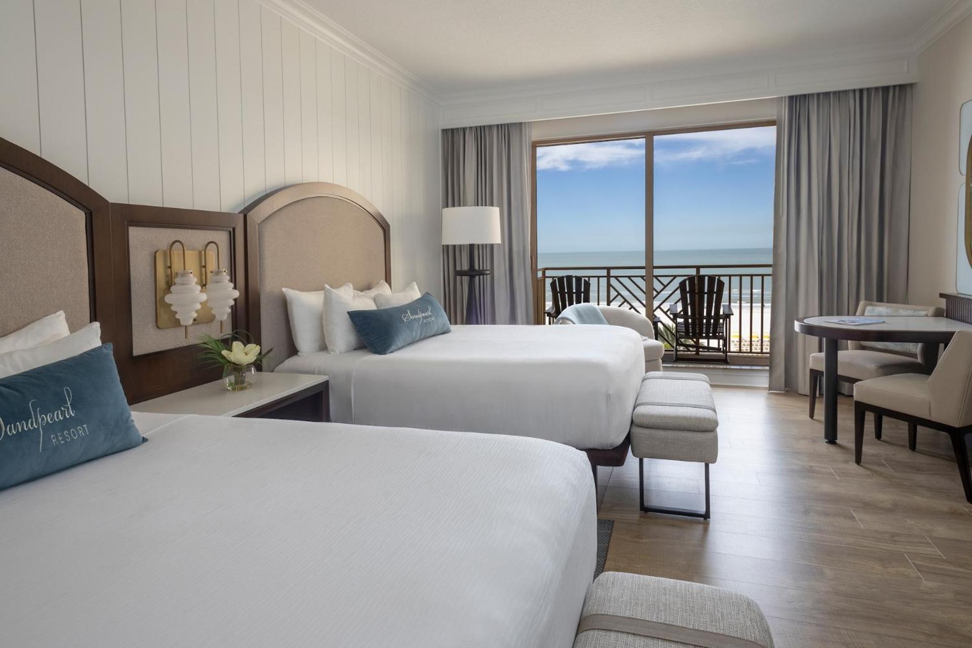Queen Room with Two Queen Beds - Gulf Front