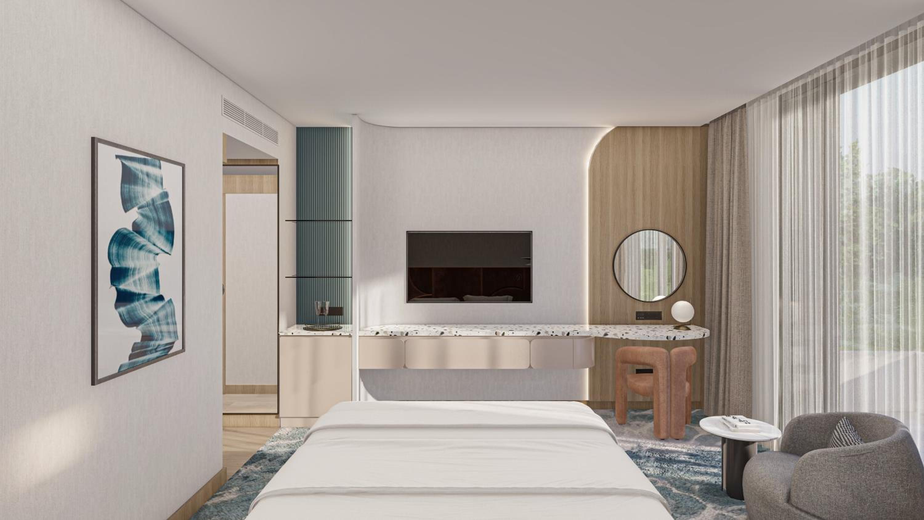 Deluxe King Room with City View - Photo 2